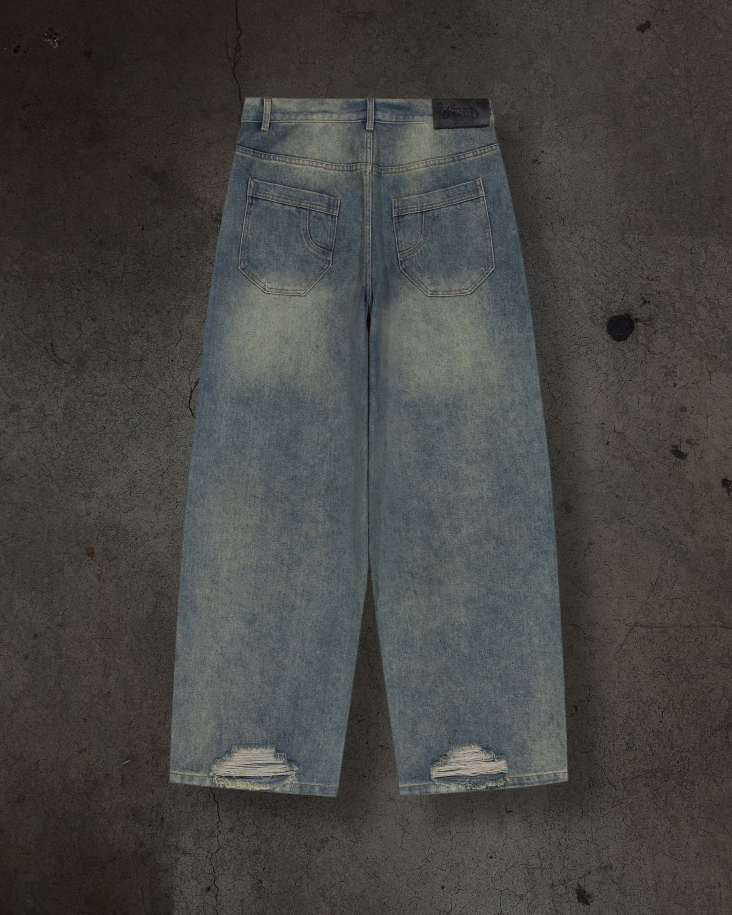 BAGGY DENIM (BLUE)-IYAMIUIO