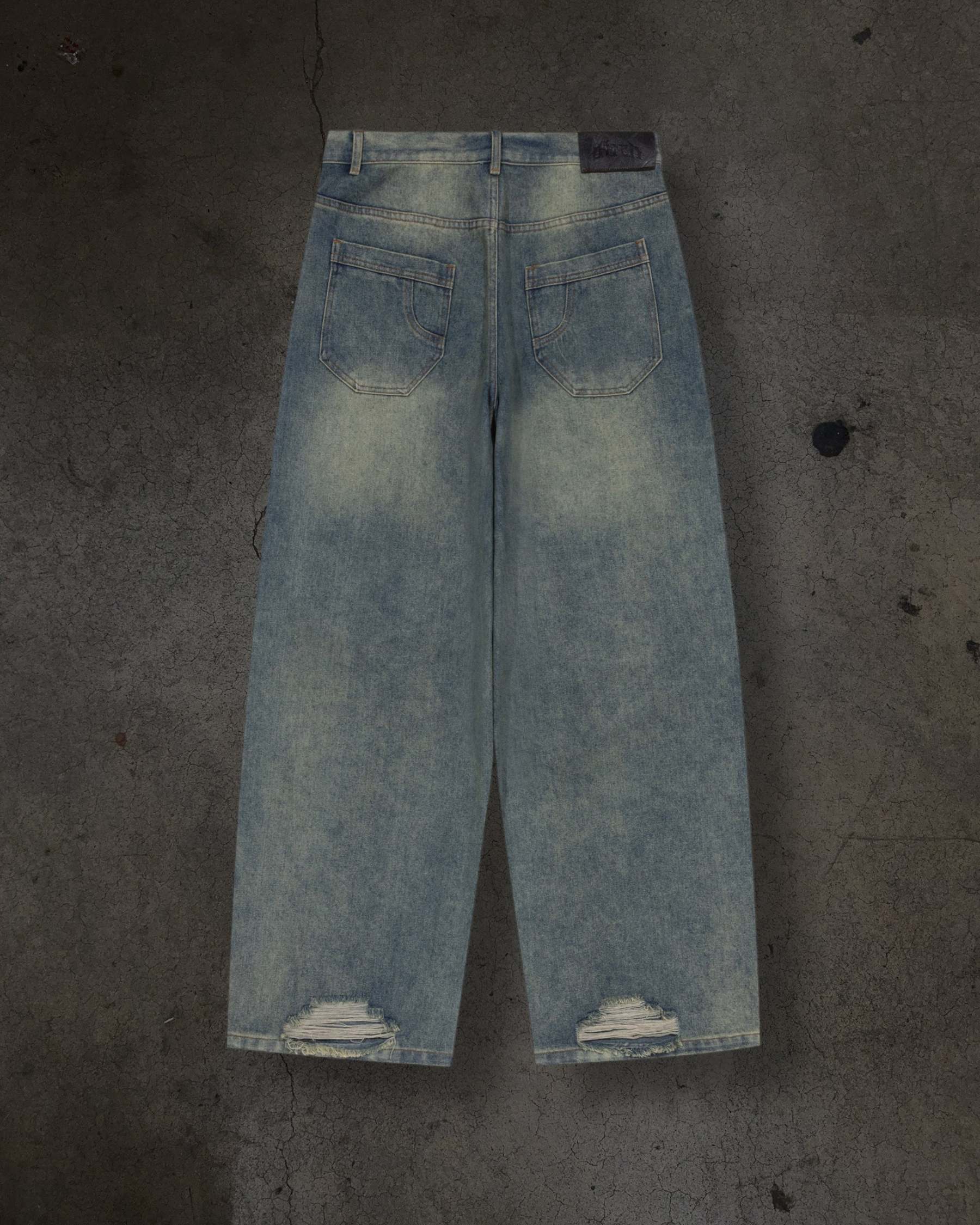 BAGGY DENIM (BLUE)-IYAMIUIO