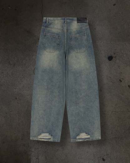 BAGGY DENIM (BLUE)-IYAMIUIO