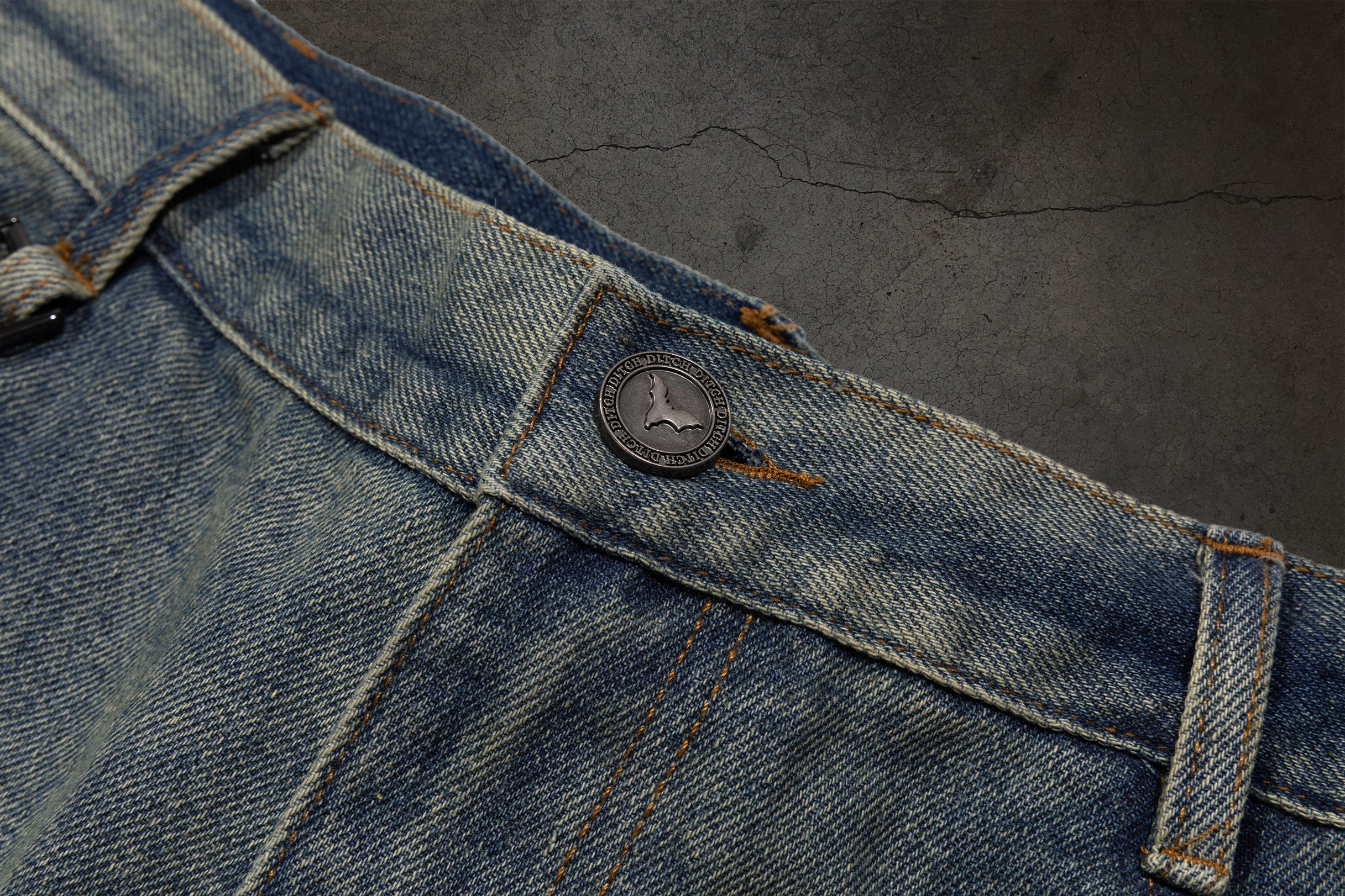 BAGGY DENIM (BLUE)-IYAMIUIO