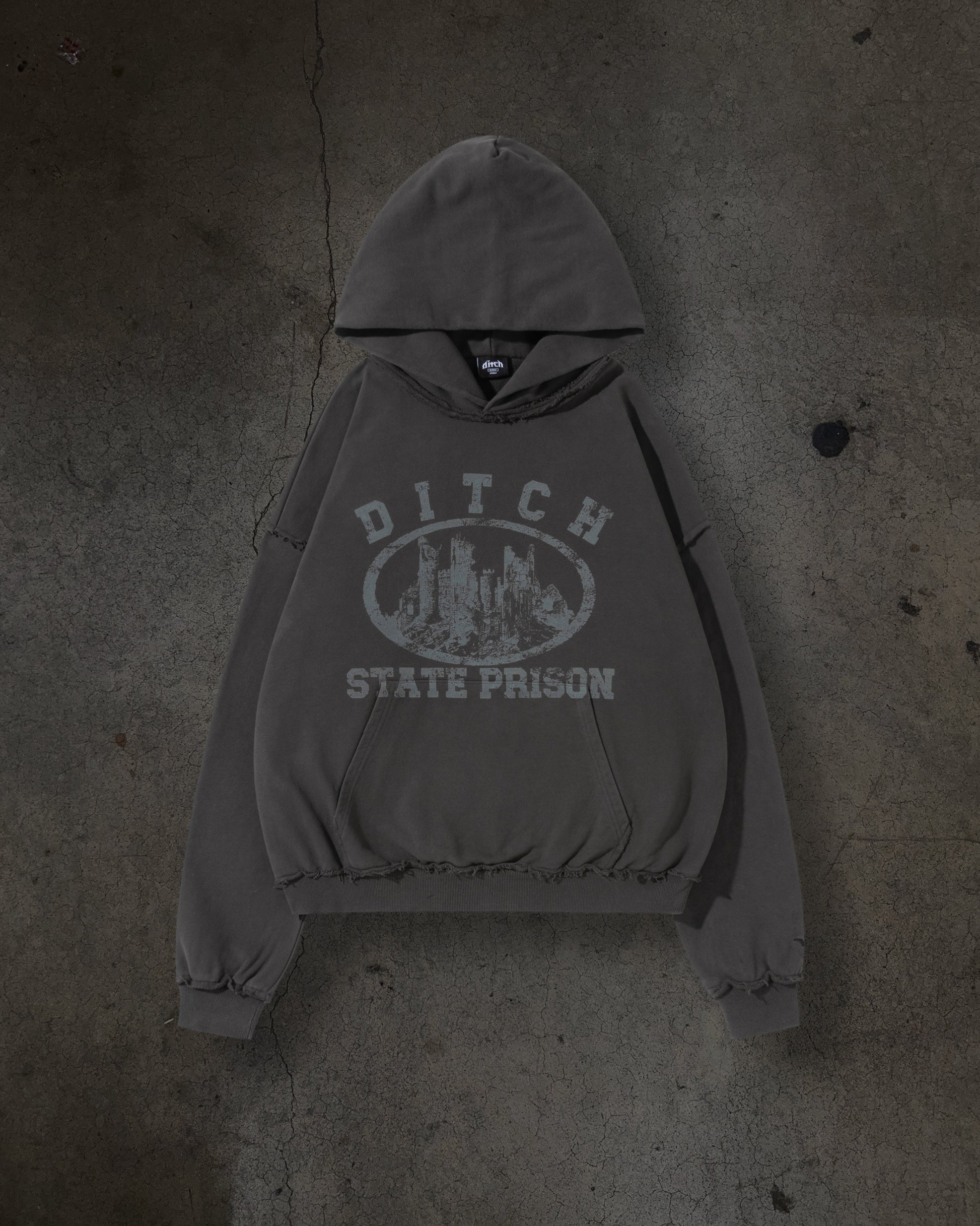 DITCH STATE PRISON PULLOVER (CEMENT)-IYAMIUIO