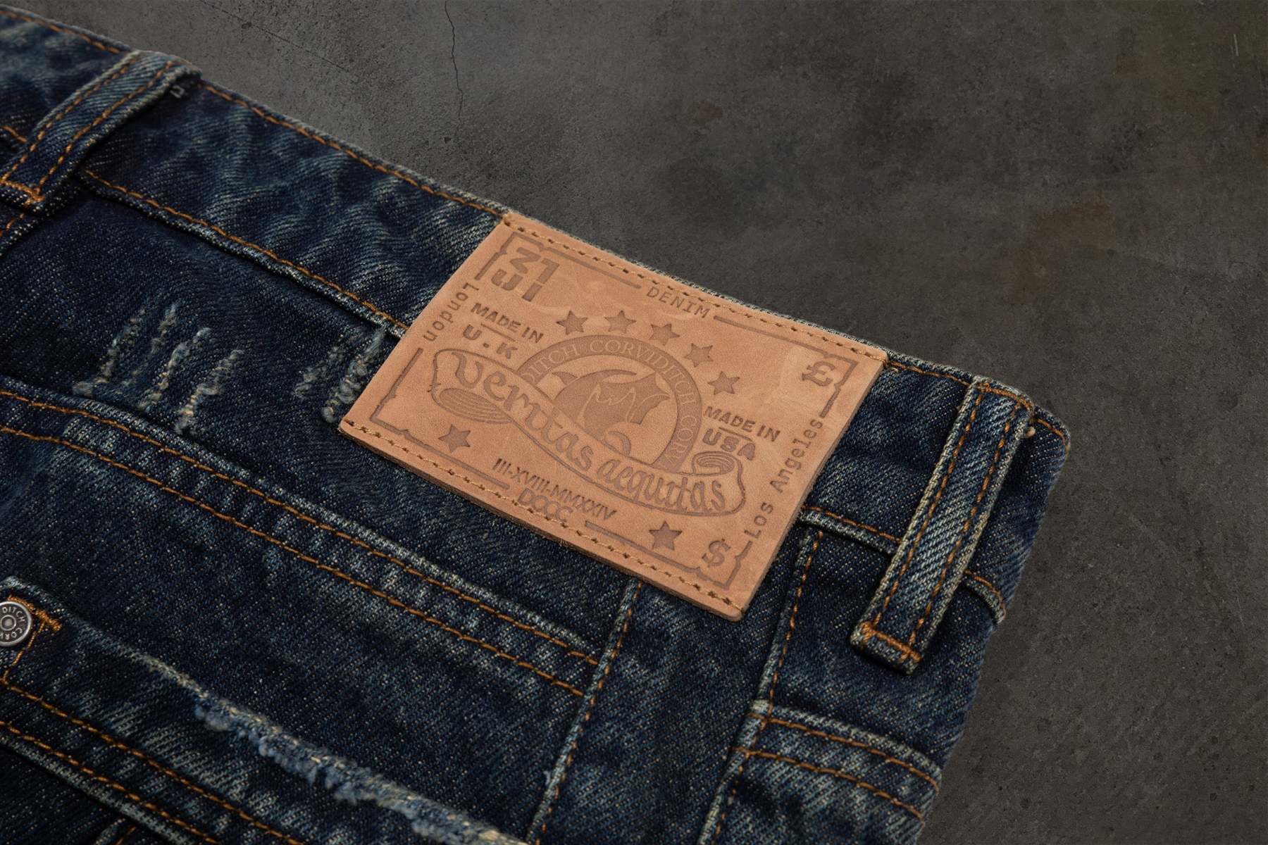 CORVIDITCH RIPPED DENIM (NAVY)-IYAMIUIO