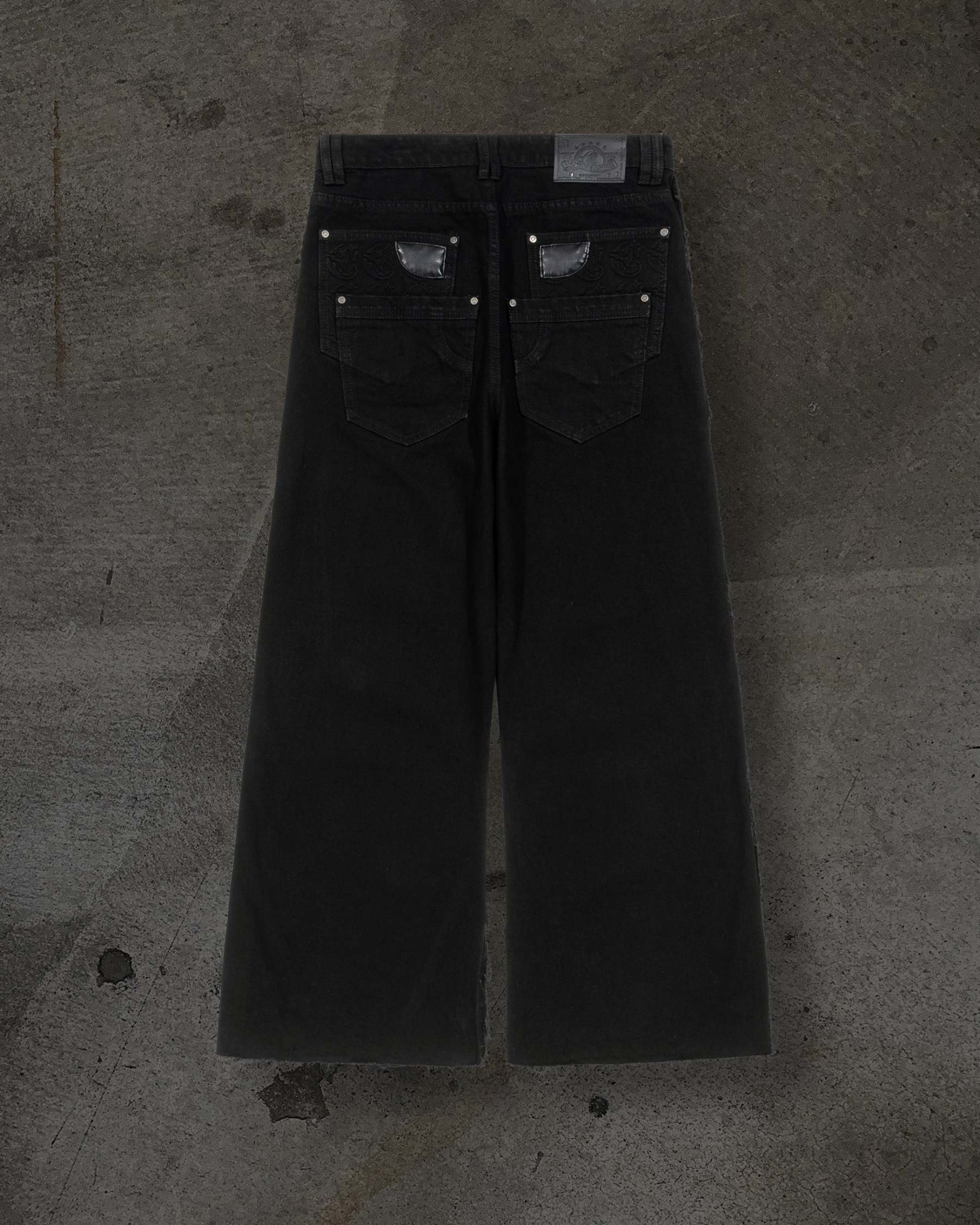CORVIDITCH EMBOSSED DENIM (NOIR)-IYAMIUIO