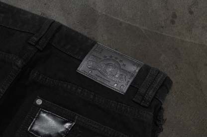 CORVIDITCH EMBOSSED DENIM (NOIR)-IYAMIUIO