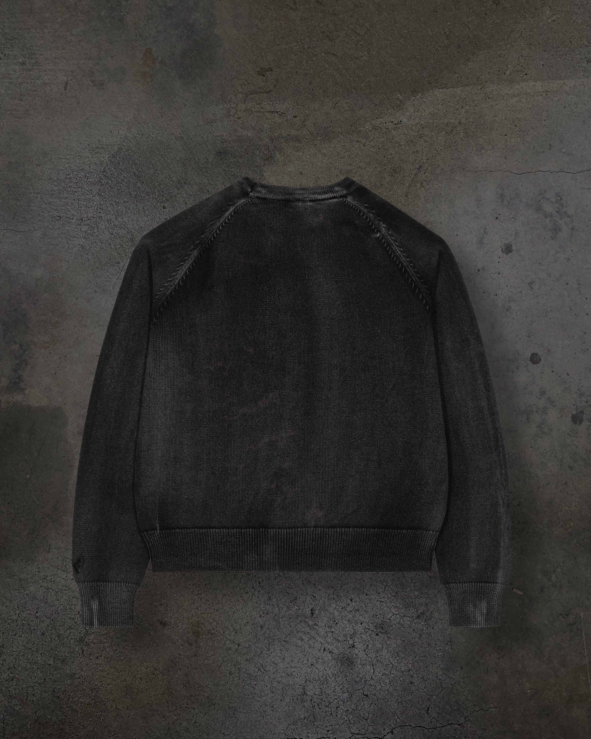 KNITTED SWEATER (COAL)-IYAMIUIO