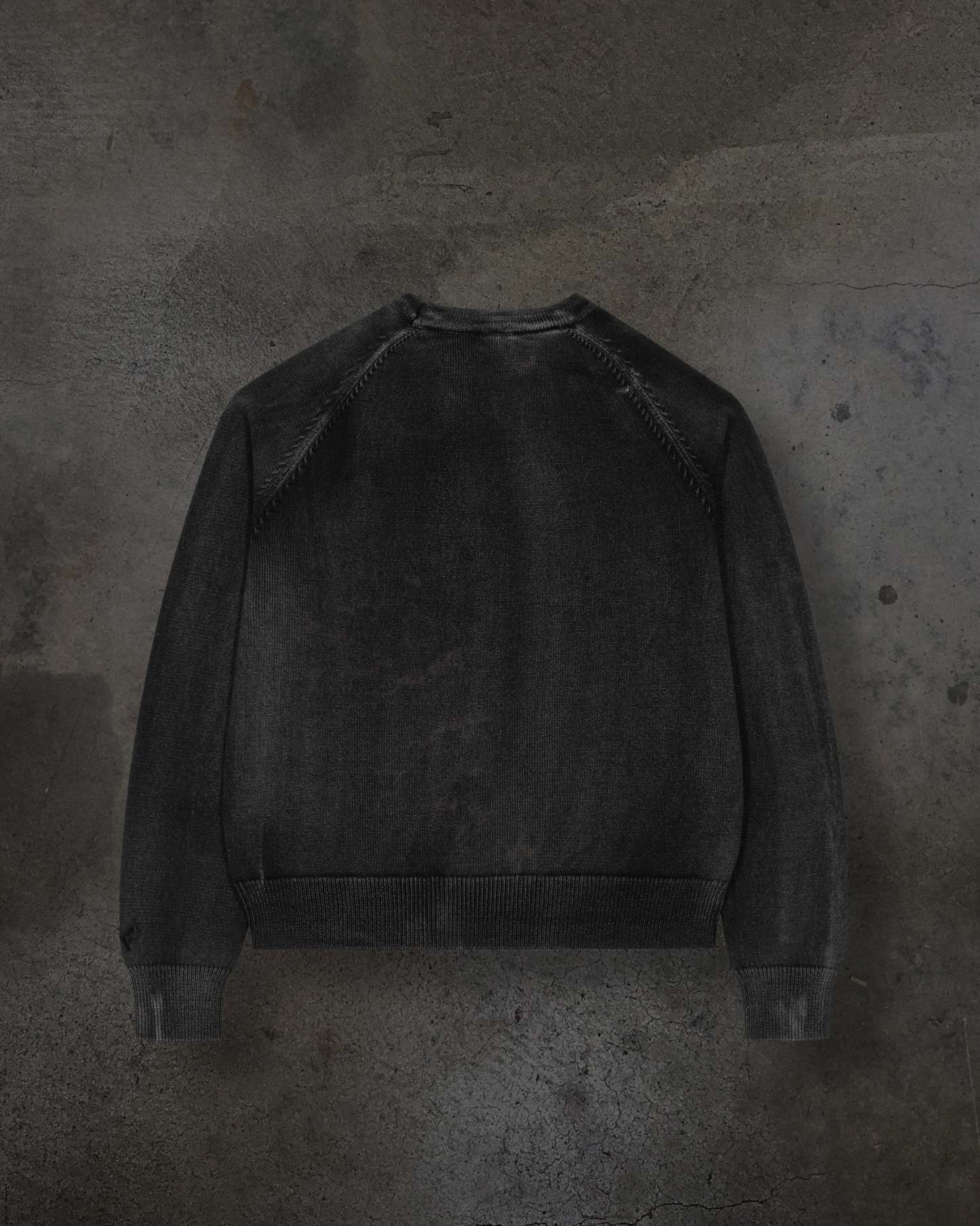 KNITTED SWEATER (COAL)-IYAMIUIO