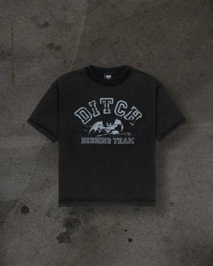 DIGGING TEAM TEE (COAL)-IYAMIUIO