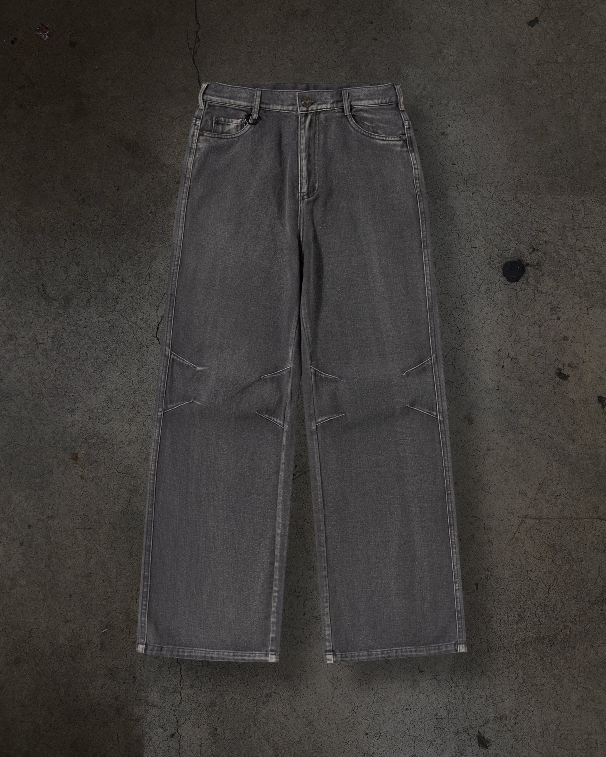BASIC DENIM (STONE)-IYAMIUIO