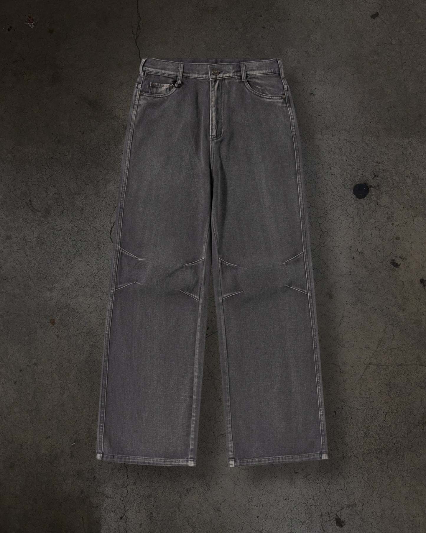 BASIC DENIM (STONE)-IYAMIUIO