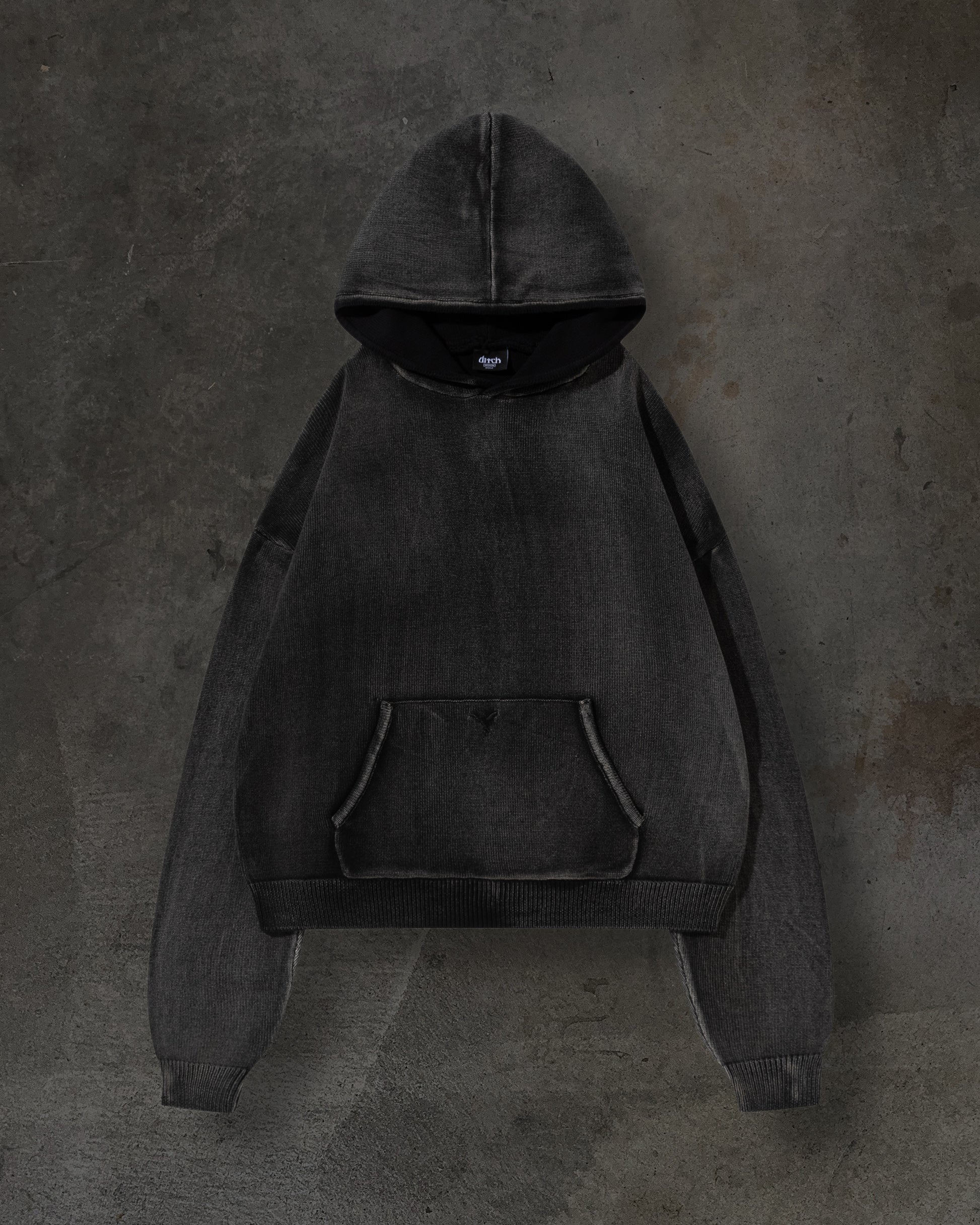 KNITTED PULLOVER (COAL)-IYAMIUIO