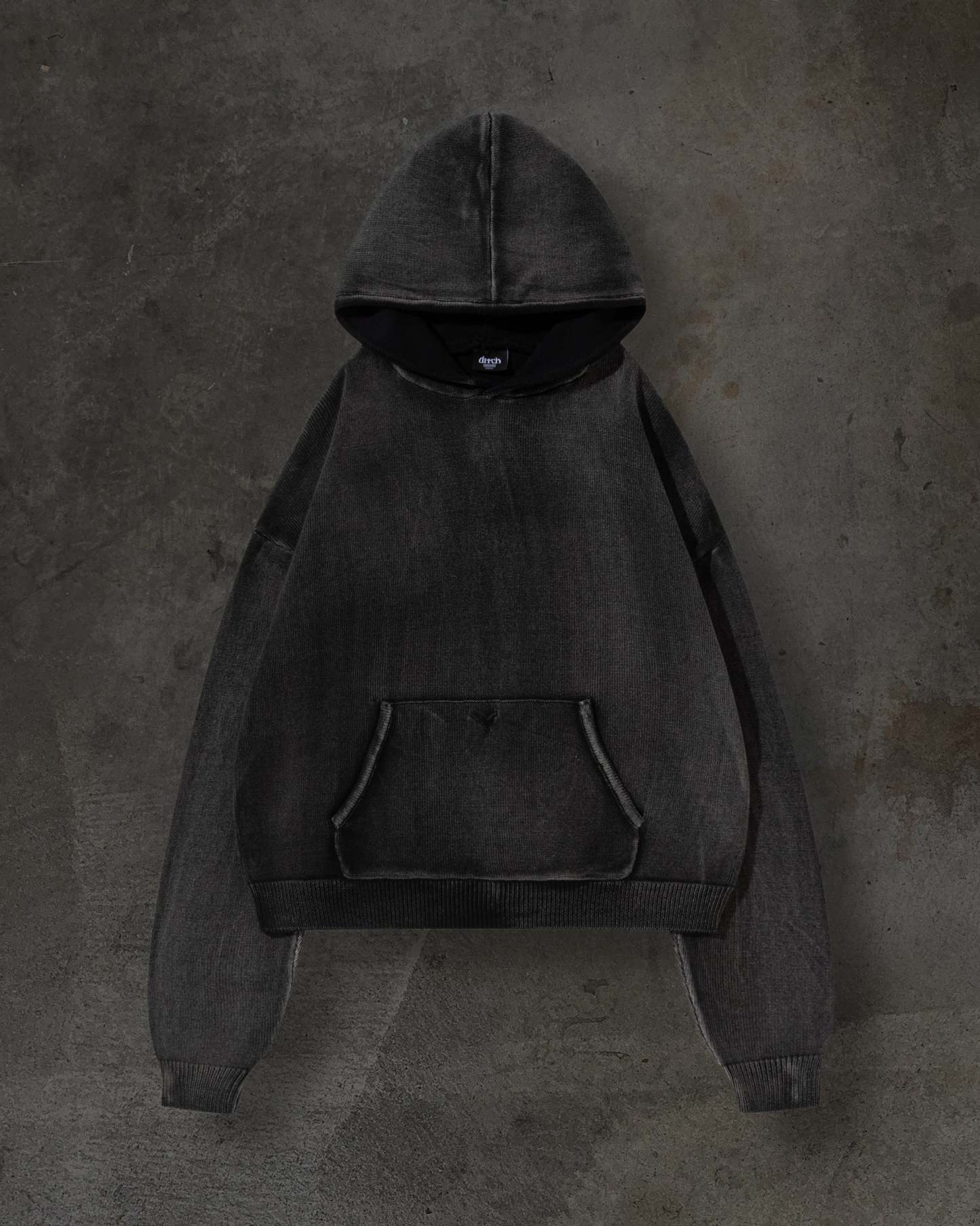 KNITTED PULLOVER (COAL)-IYAMIUIO