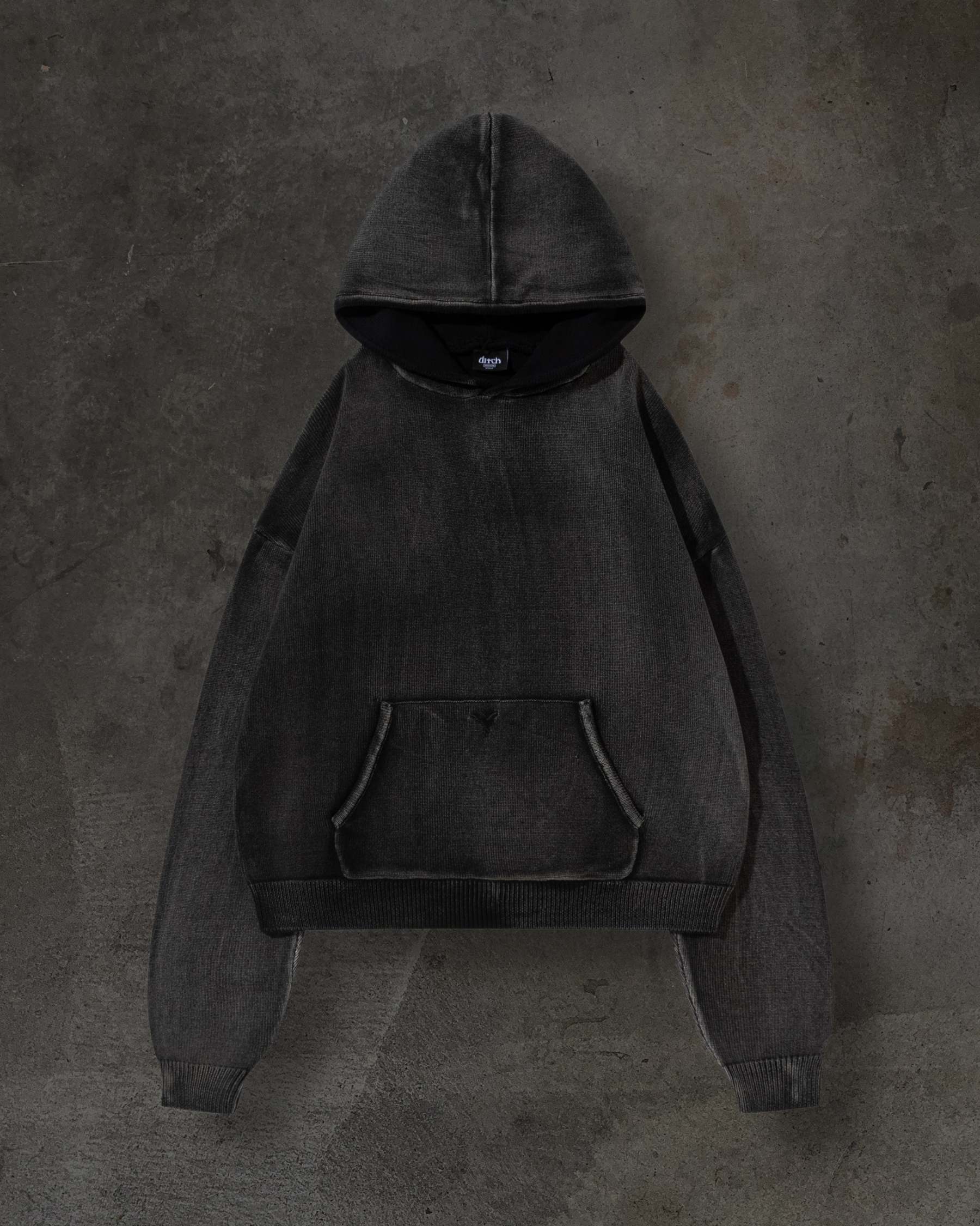 KNITTED PULLOVER (COAL)-IYAMIUIO