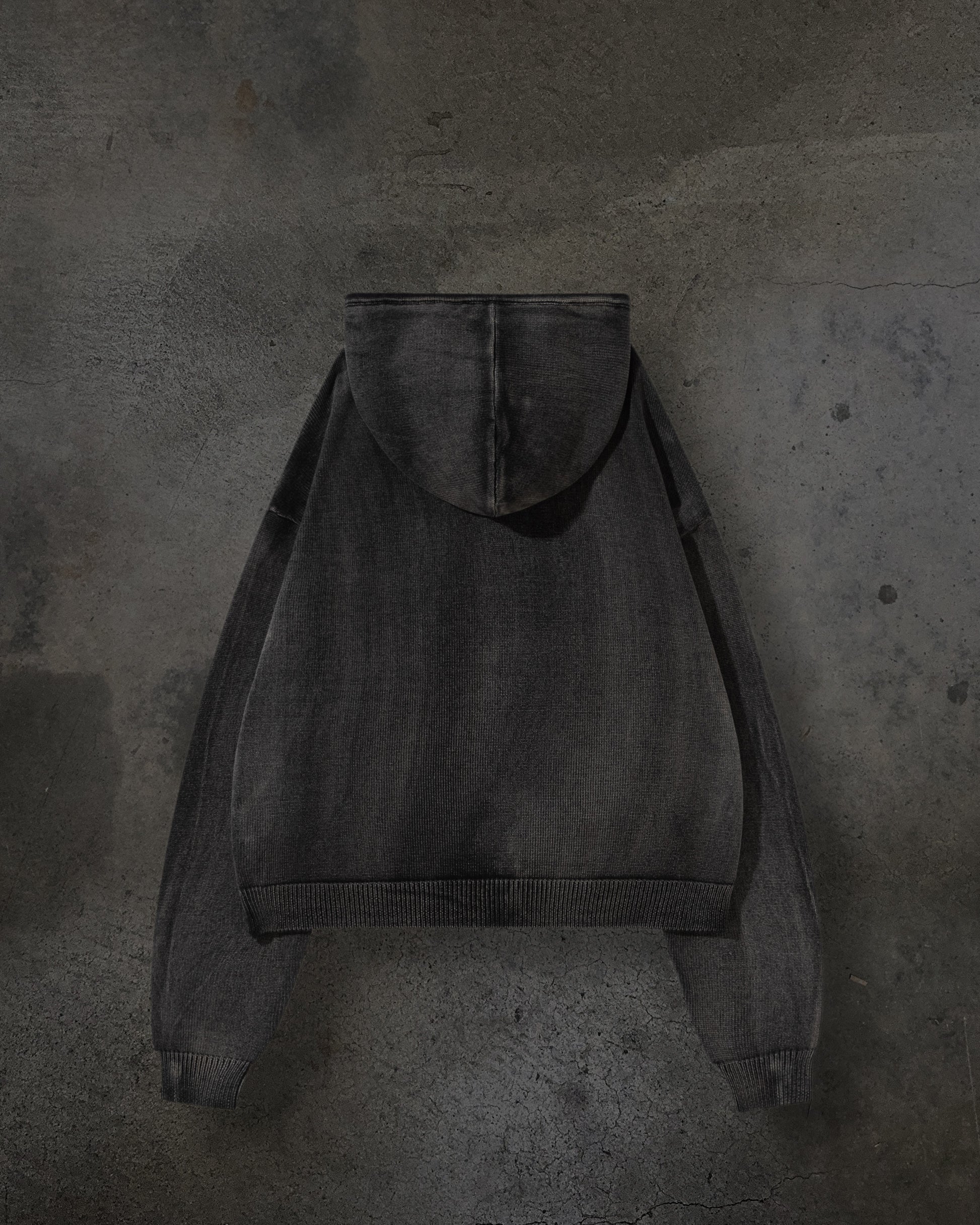 KNITTED PULLOVER (COAL)-IYAMIUIO