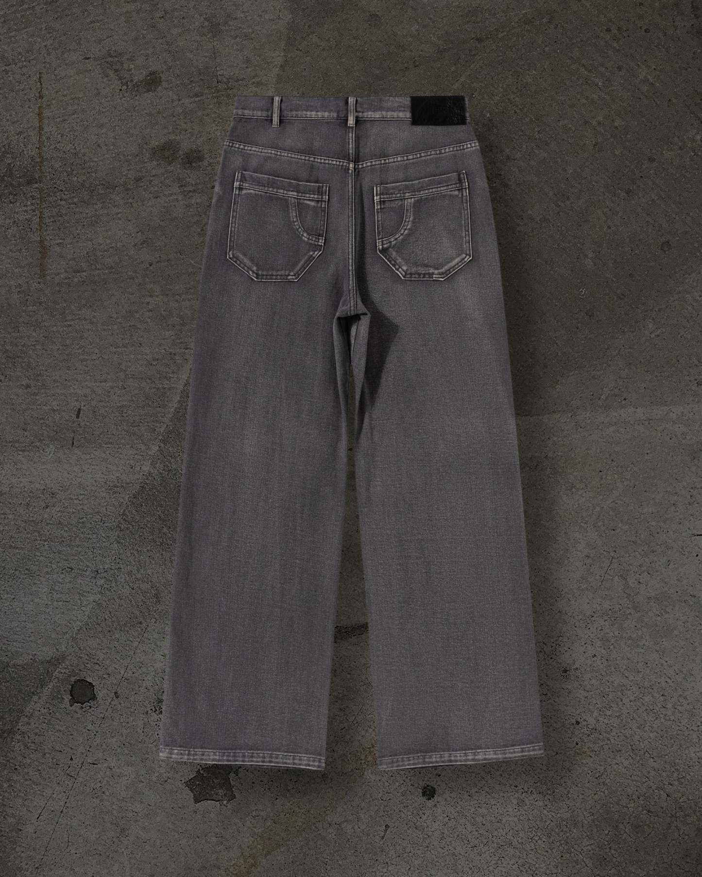 BASIC DENIM (STONE)-IYAMIUIO