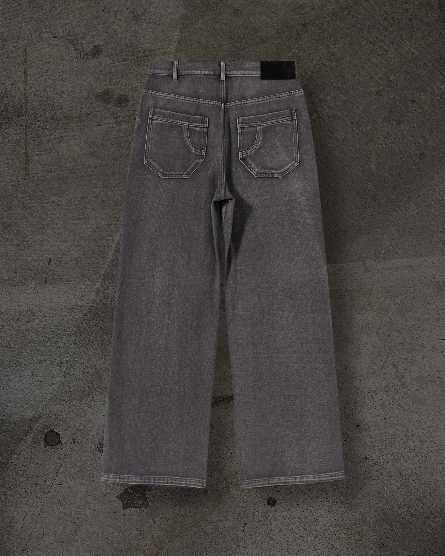 BASIC DENIM (STONE)-IYAMIUIO