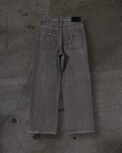 BASIC DENIM (STONE)-IYAMIUIO