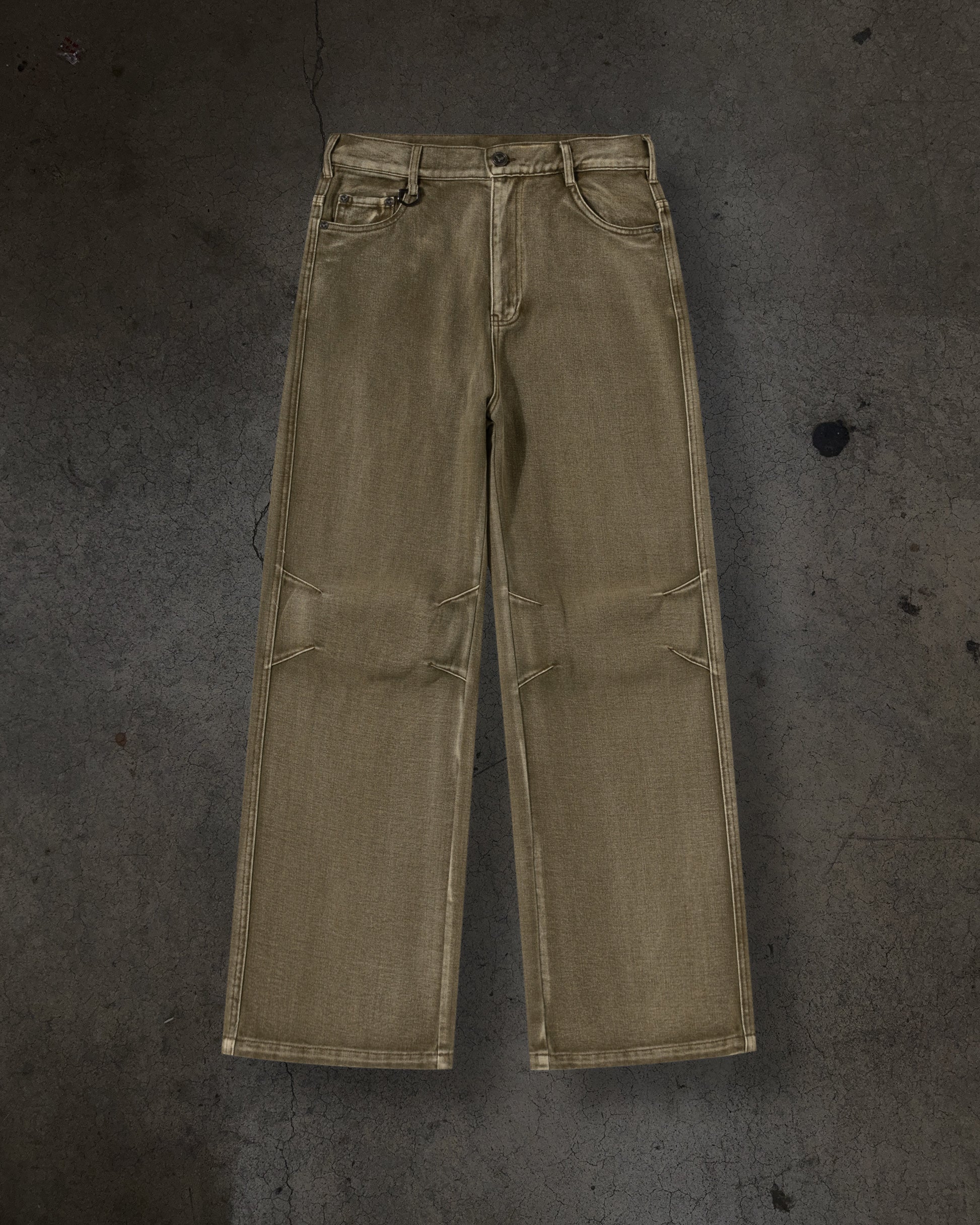 BASIC DENIM (MUSTARD)-IYAMIUIO