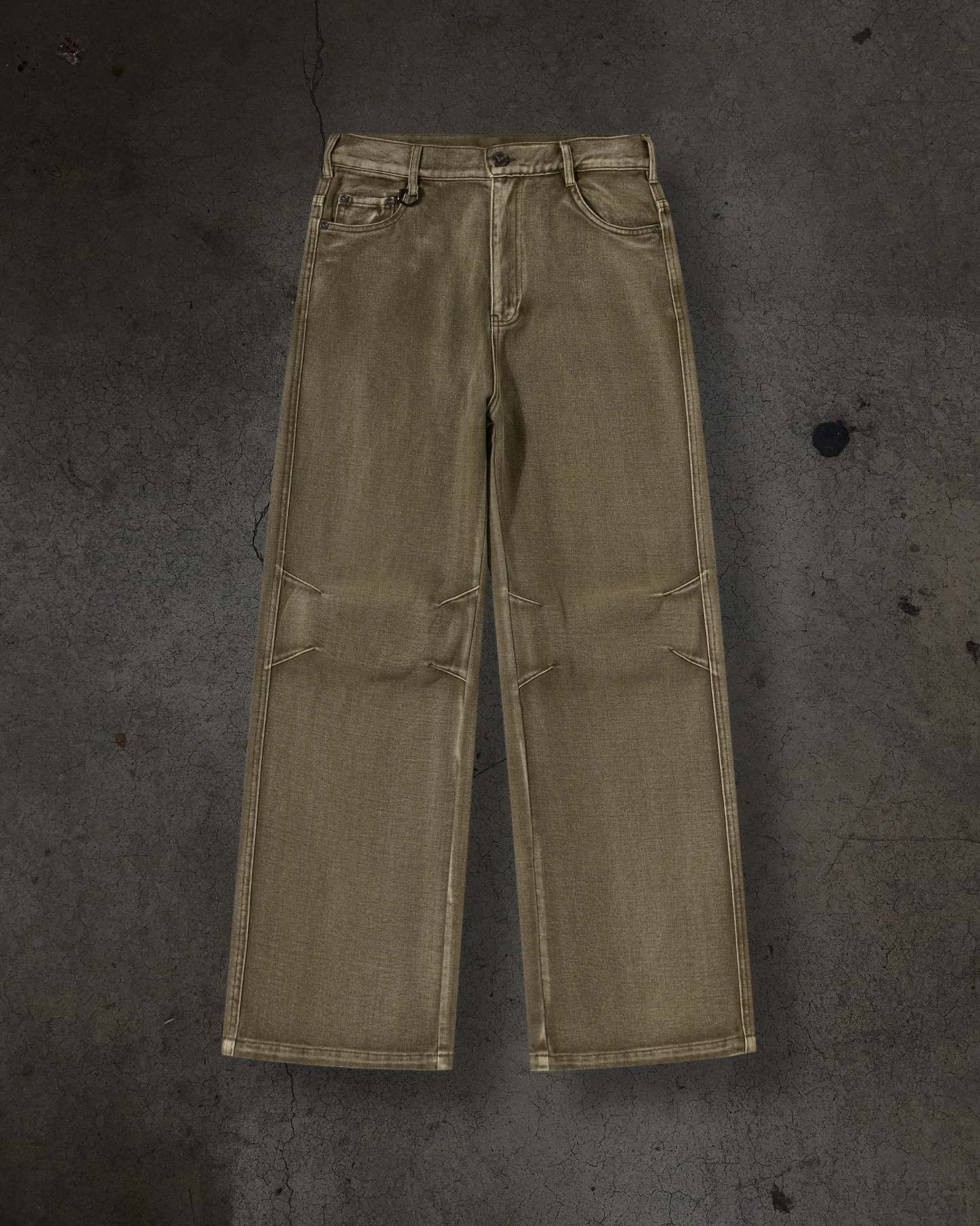 BASIC DENIM (MUSTARD)-IYAMIUIO