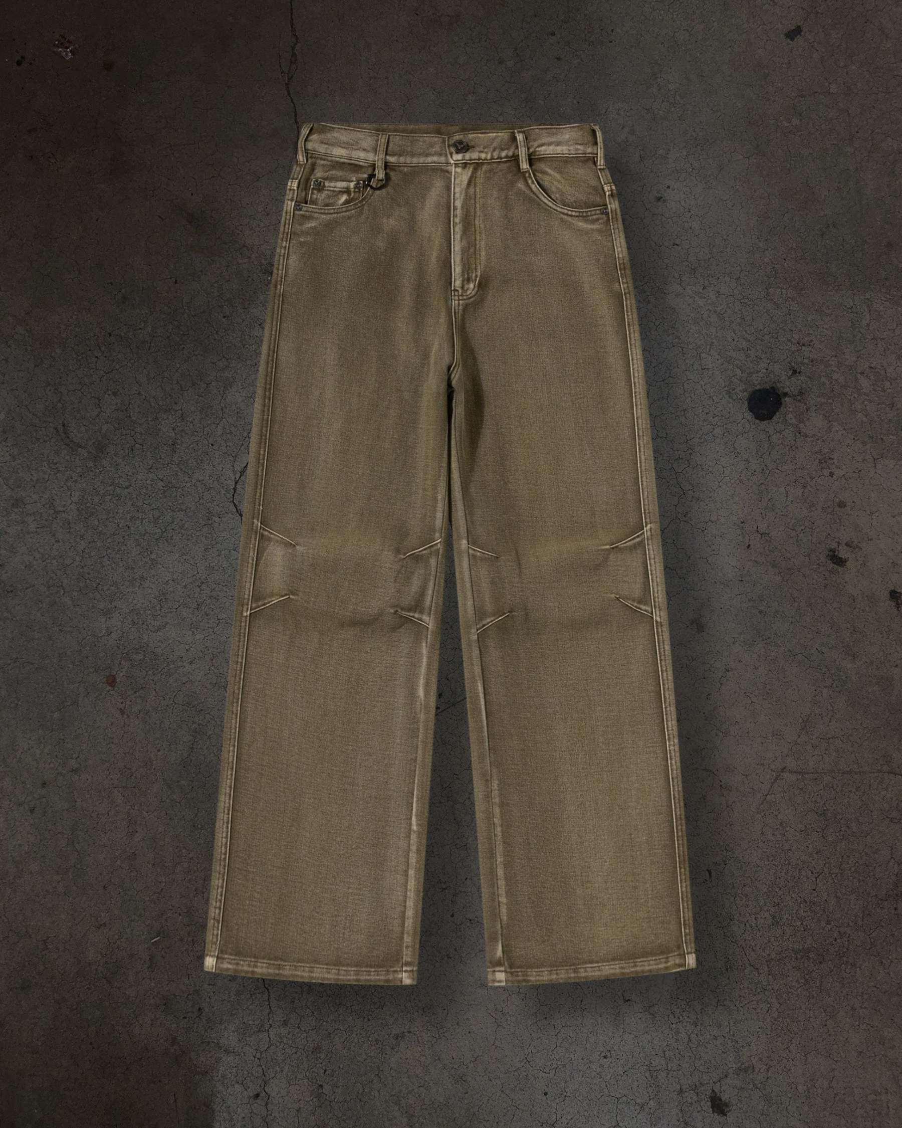 BASIC DENIM (MUSTARD)-IYAMIUIO