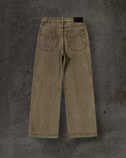 BASIC DENIM (MUSTARD)-IYAMIUIO