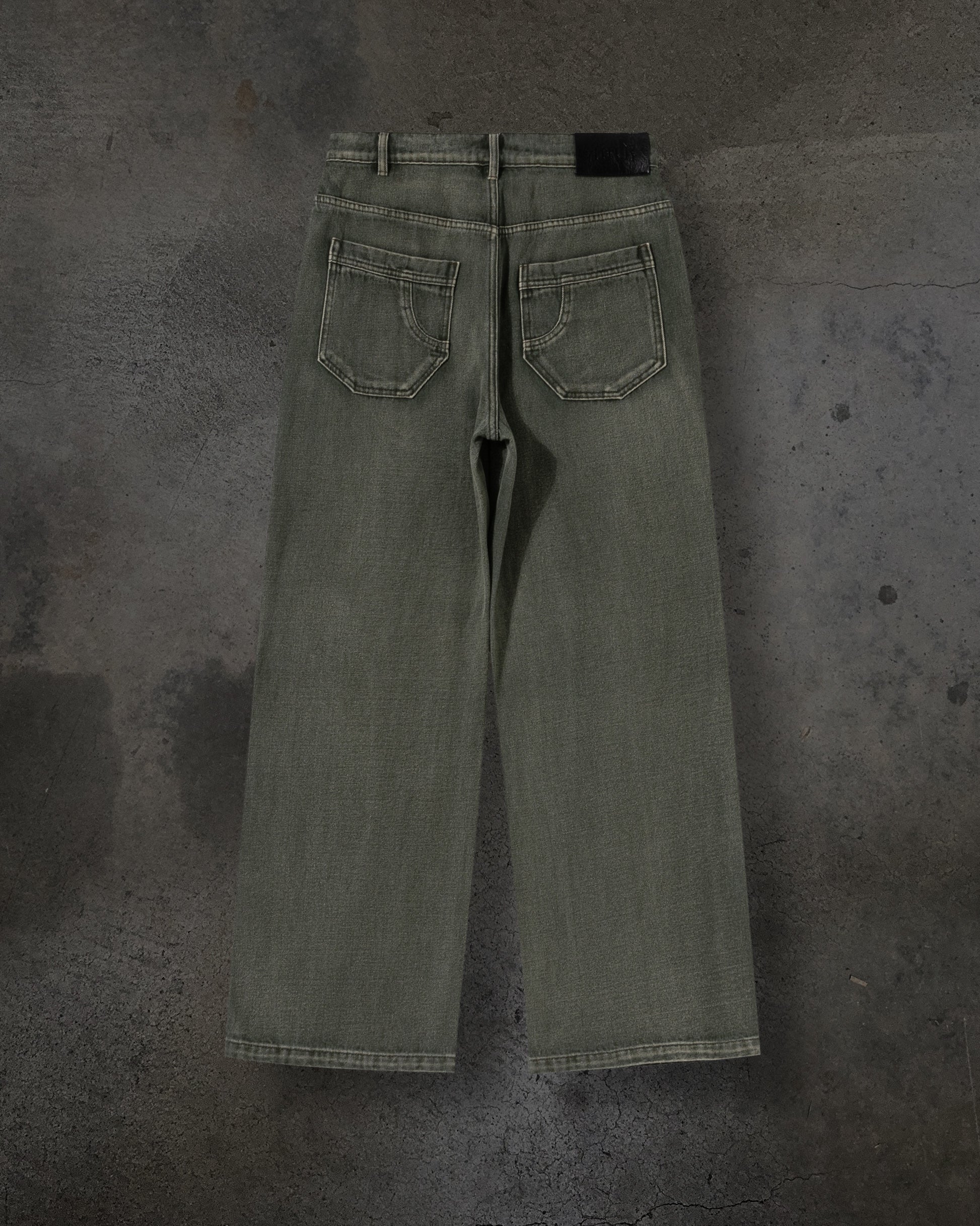 BASIC DENIM (OLIVE)-IYAMIUIO