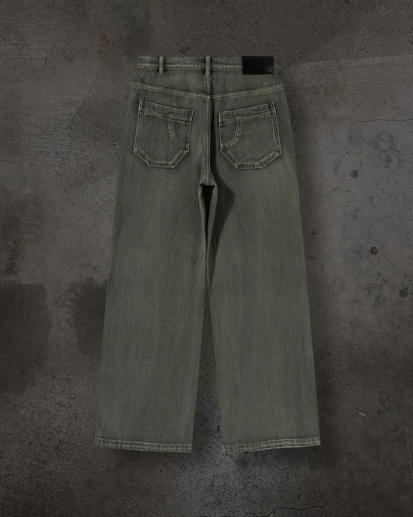 BASIC DENIM (OLIVE)-IYAMIUIO
