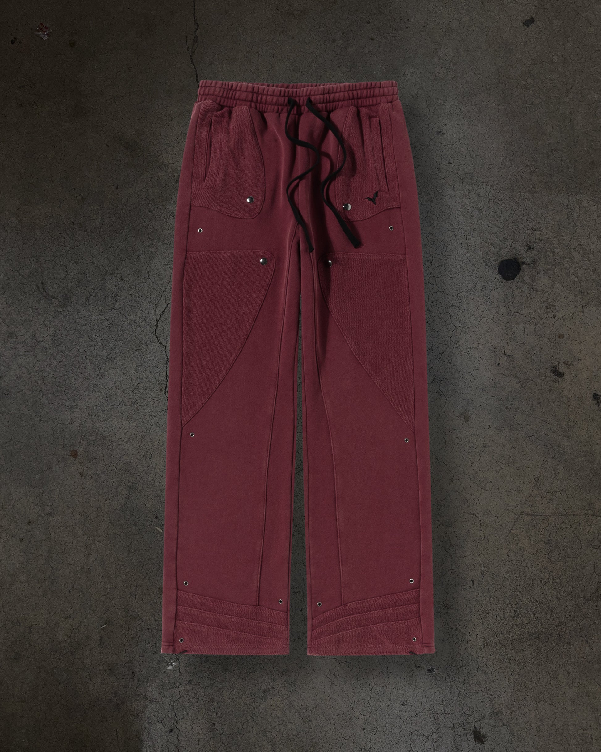 TRACK SWEATS (CRIMSON)-IYAMIUIO