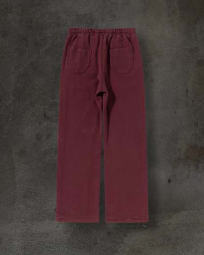 TRACK SWEATS (CRIMSON)-IYAMIUIO