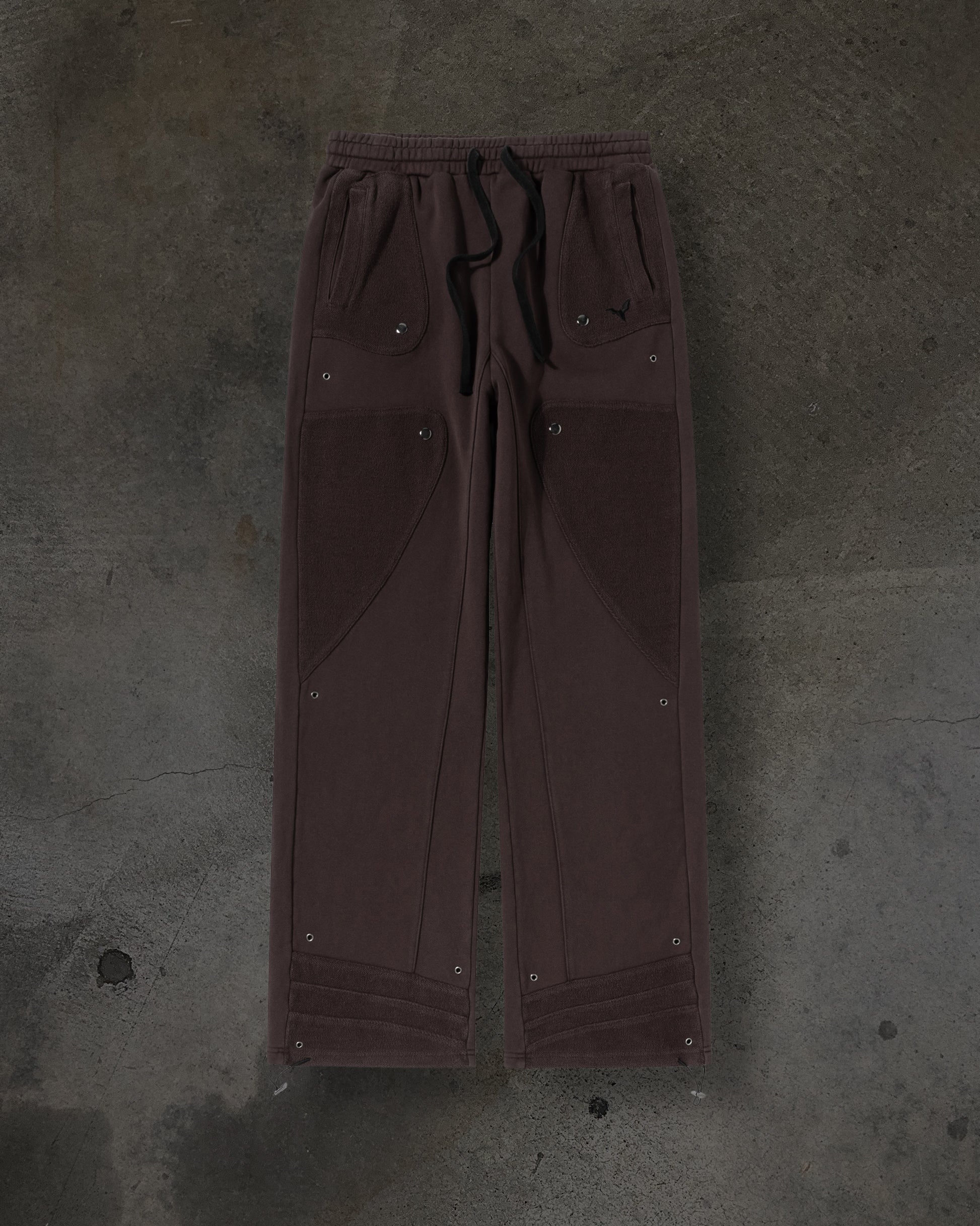 TRACK SWEATS (MOCHA)-IYAMIUIO