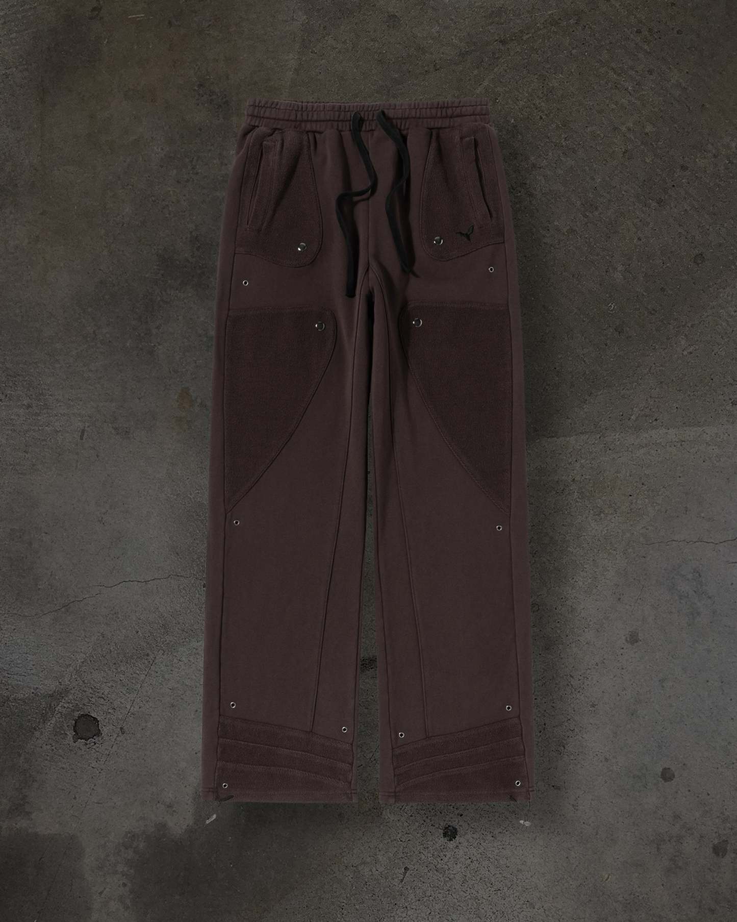 TRACK SWEATS (MOCHA)-IYAMIUIO