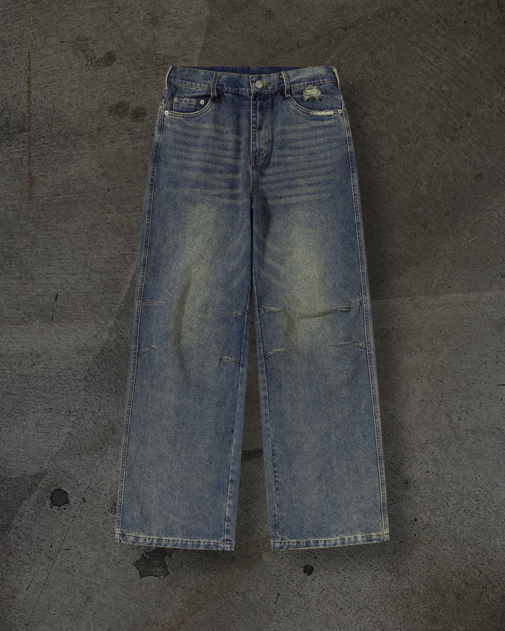 BASIC DENIM (BLUE)-IYAMIUIO