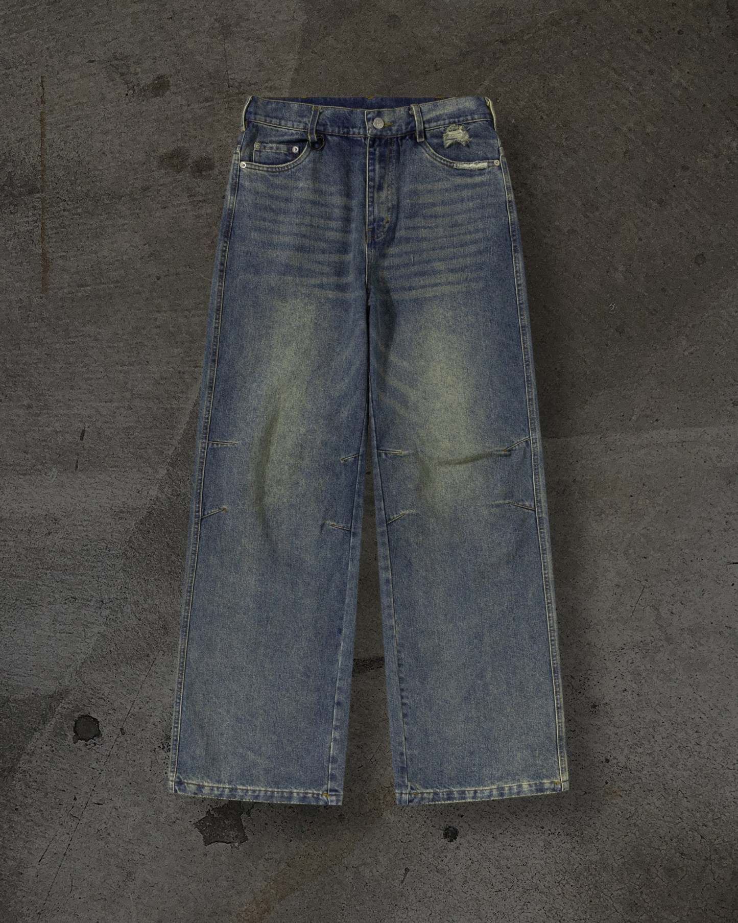BASIC DENIM (BLUE)-IYAMIUIO