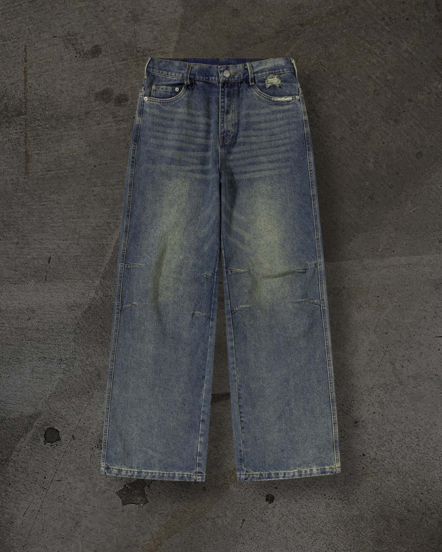 BASIC DENIM (BLUE)-IYAMIUIO