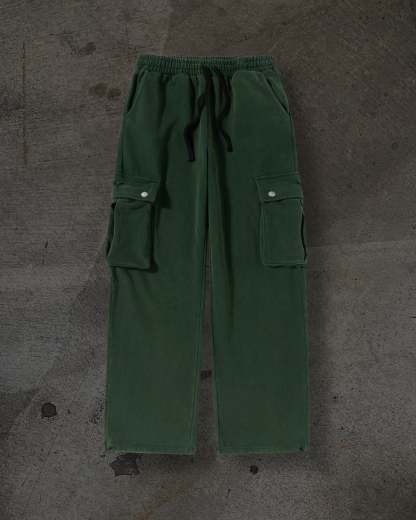 CARGO SWEATS (PINE)-IYAMIUIO