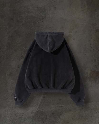 EMBROIDERED VINE PULLOVER (COAL)-IYAMIUIO