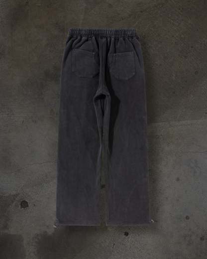 EMBROIDERED VINE SWEATS (COAL)-IYAMIUIO