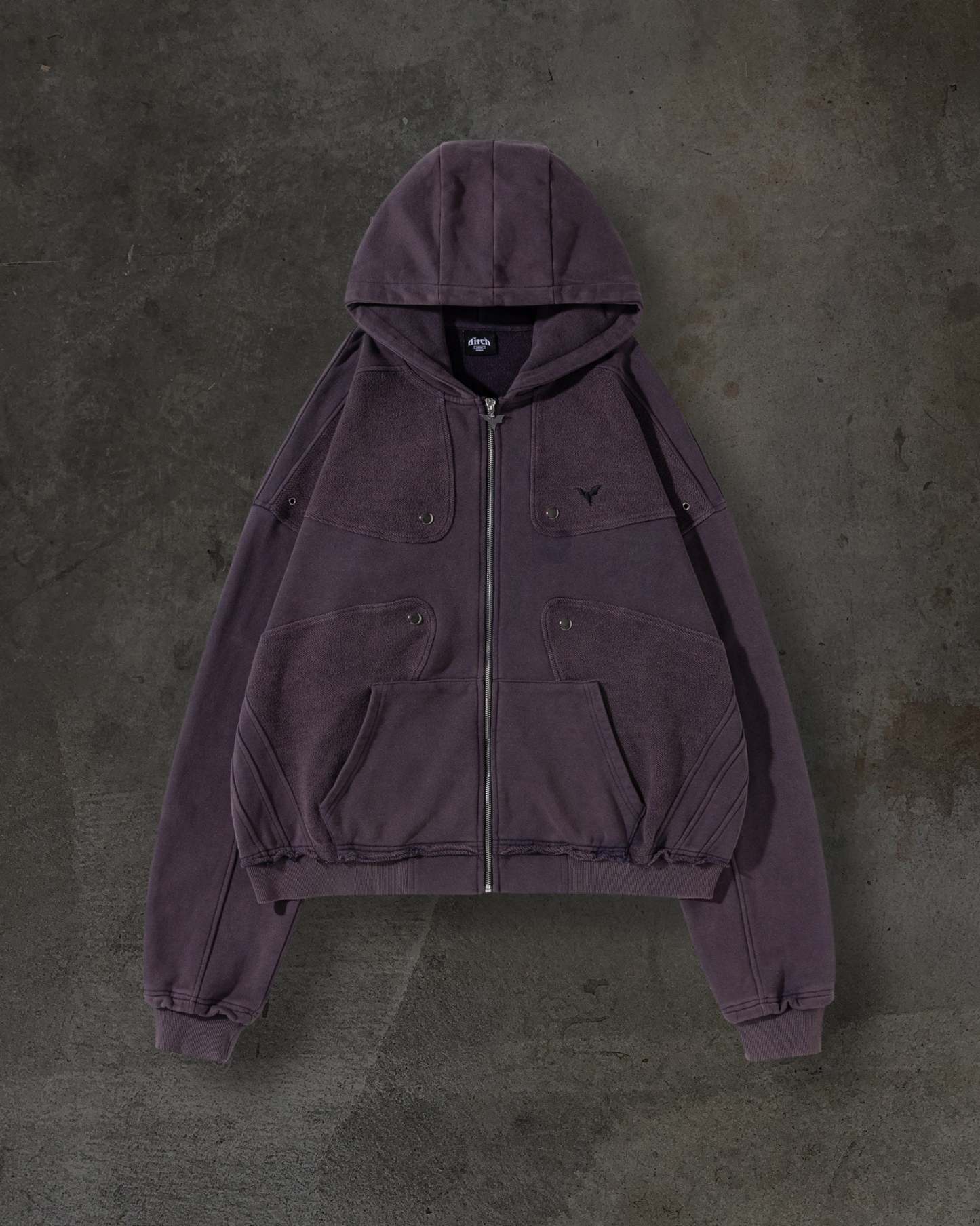 TRACK HOODIE (GRAPE)-IYAMIUIO