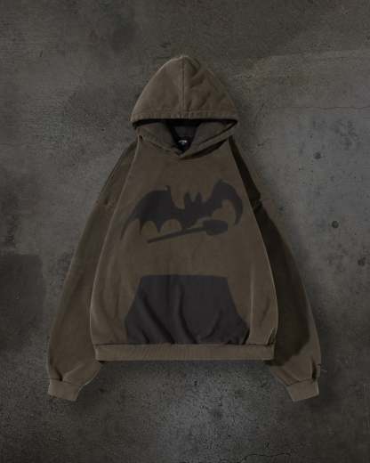 MISSING BAT PULLOVER (ASH)-IYAMIUIO
