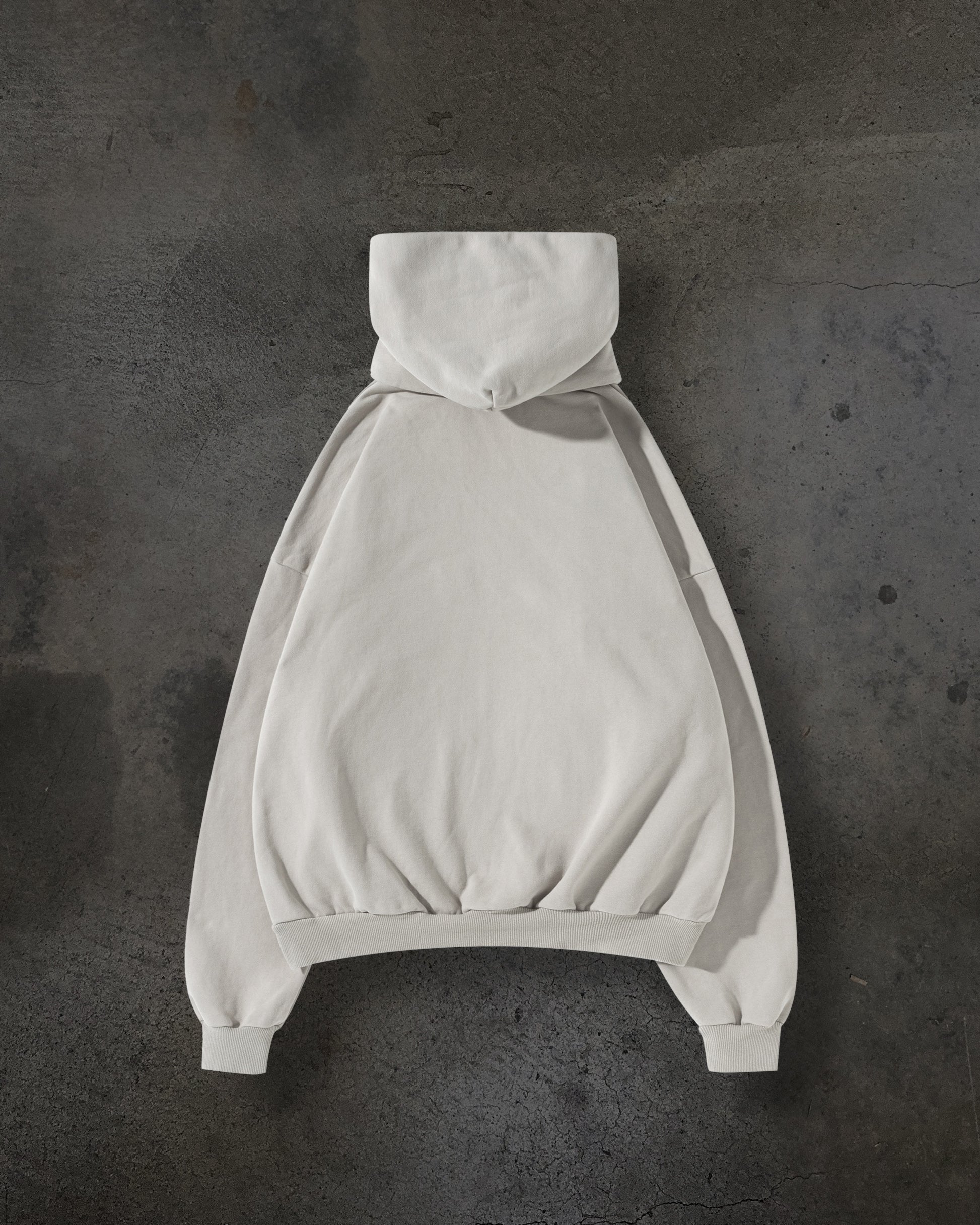 MASKED HOODIE (CREME)-IYAMIUIO