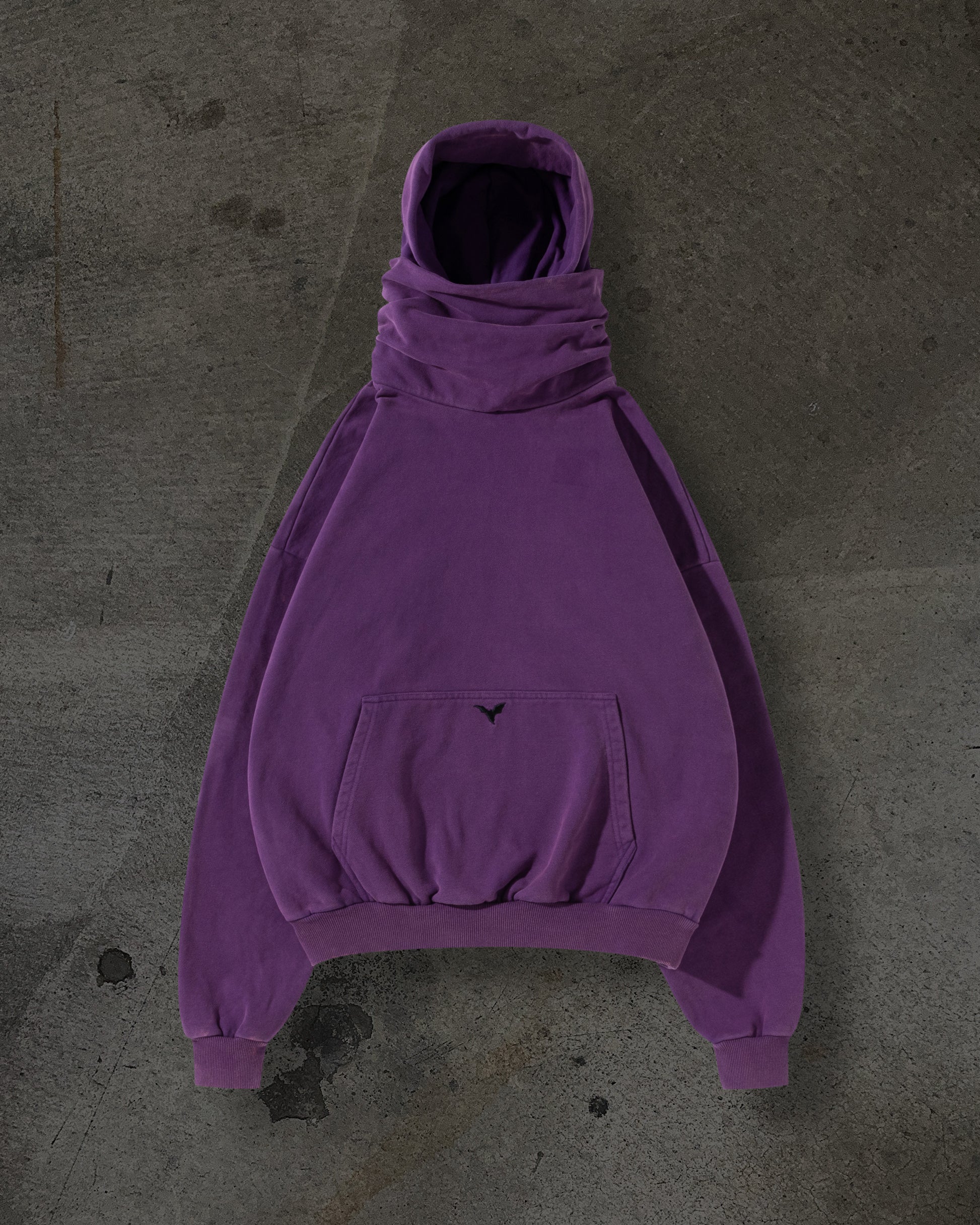 MASKED HOODIE (PURPLE)-IYAMIUIO