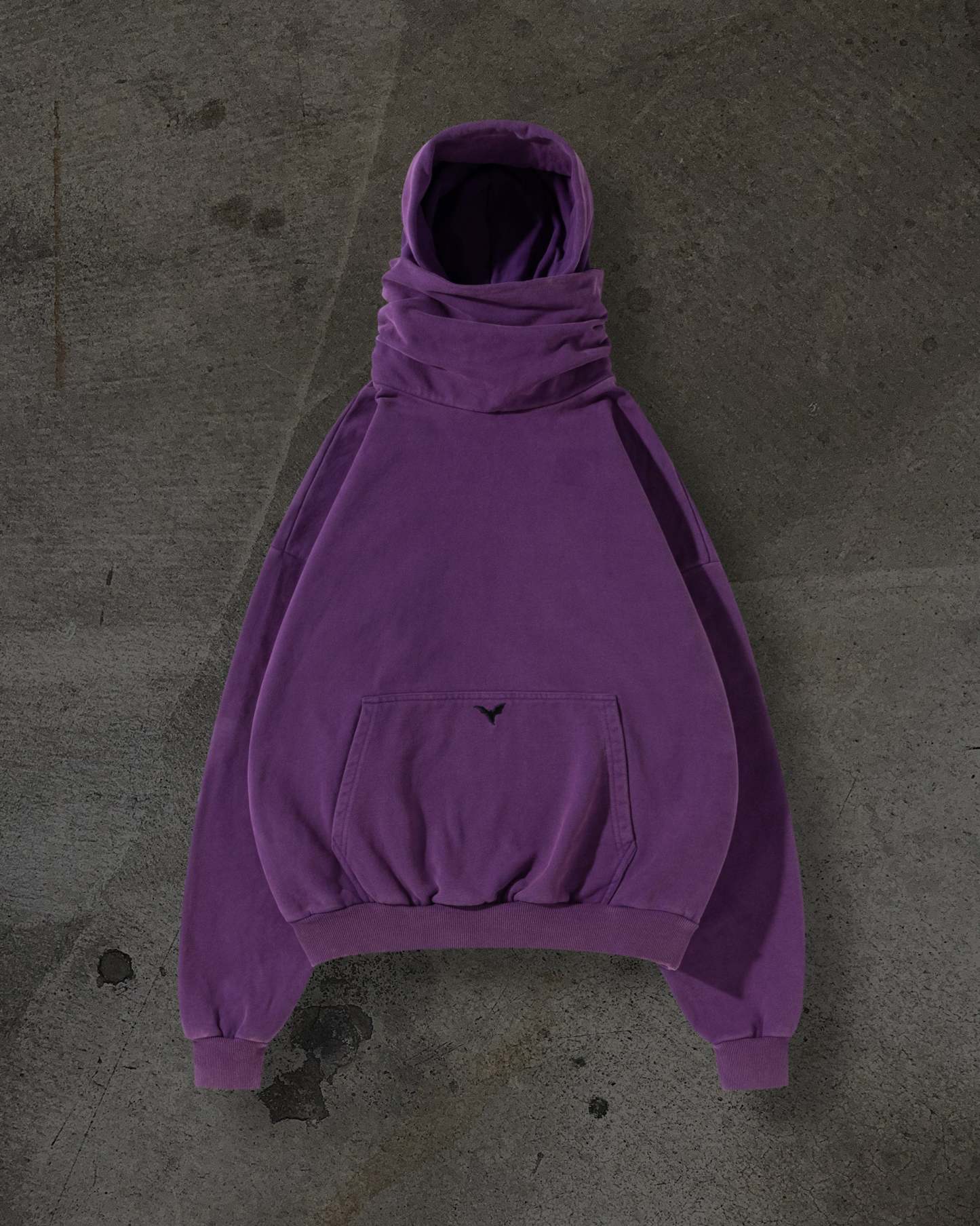 MASKED HOODIE (PURPLE)-IYAMIUIO