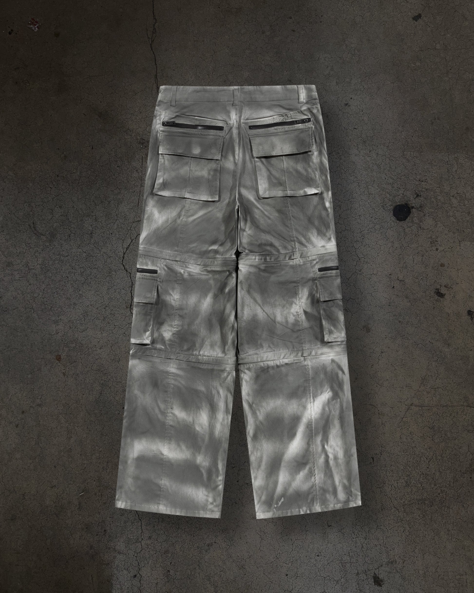 CORVIDITCH CONVERTIBLE CARGO PANTS (GREY)-IYAMIUIO