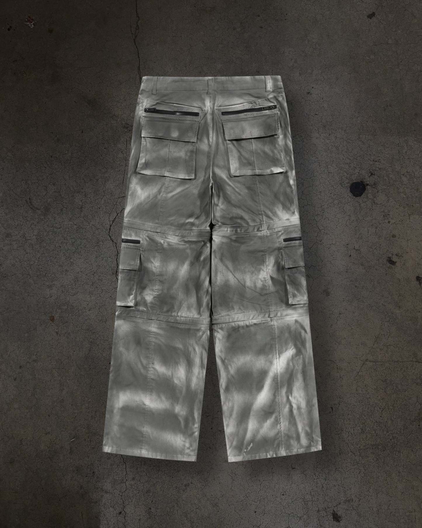 CORVIDITCH CONVERTIBLE CARGO PANTS (GREY)-IYAMIUIO