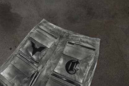 CORVIDITCH CONVERTIBLE CARGO PANTS (GREY)-IYAMIUIO