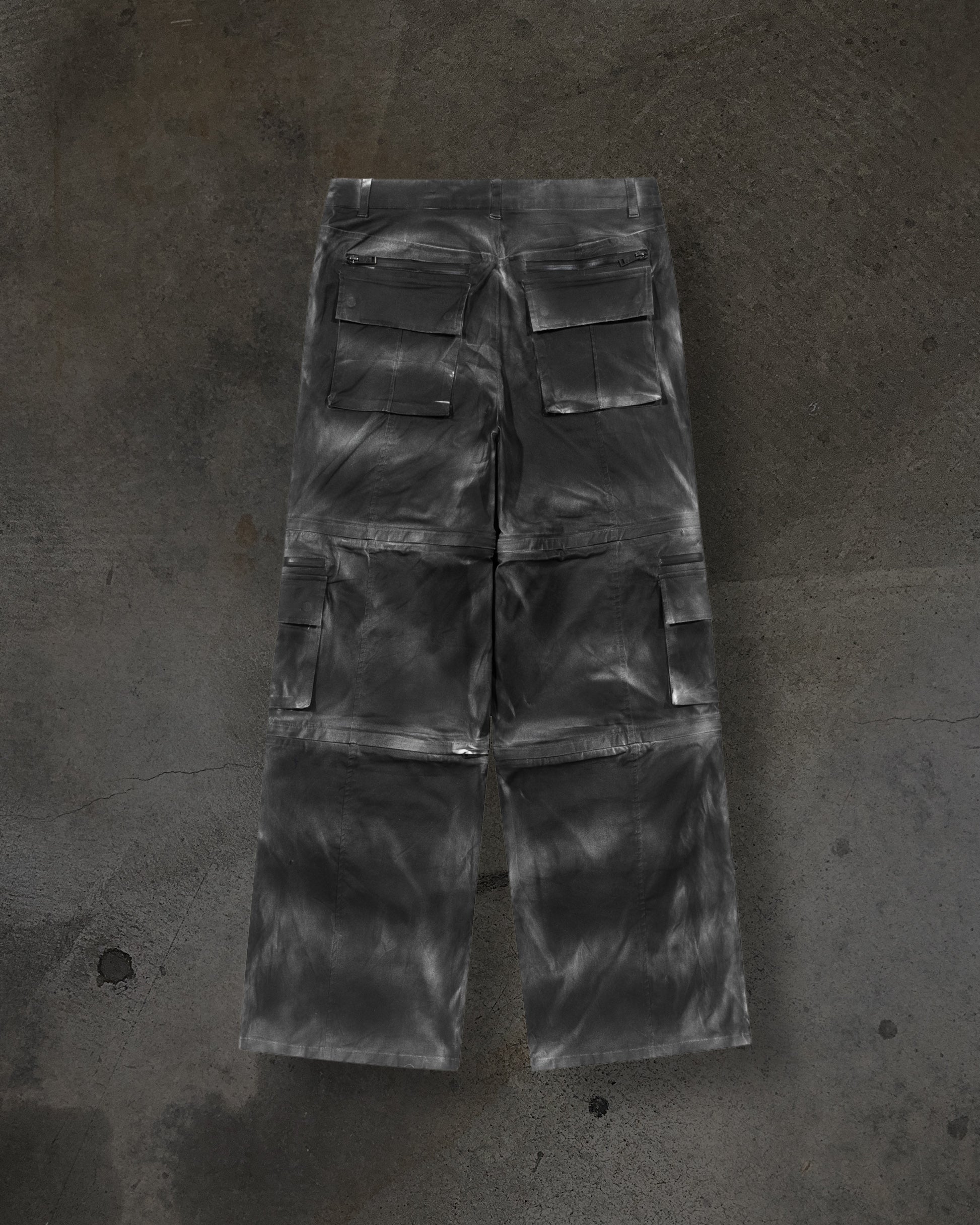 CORVIDITCH CONVERTIBLE CARGO PANTS (COAL)-IYAMIUIO