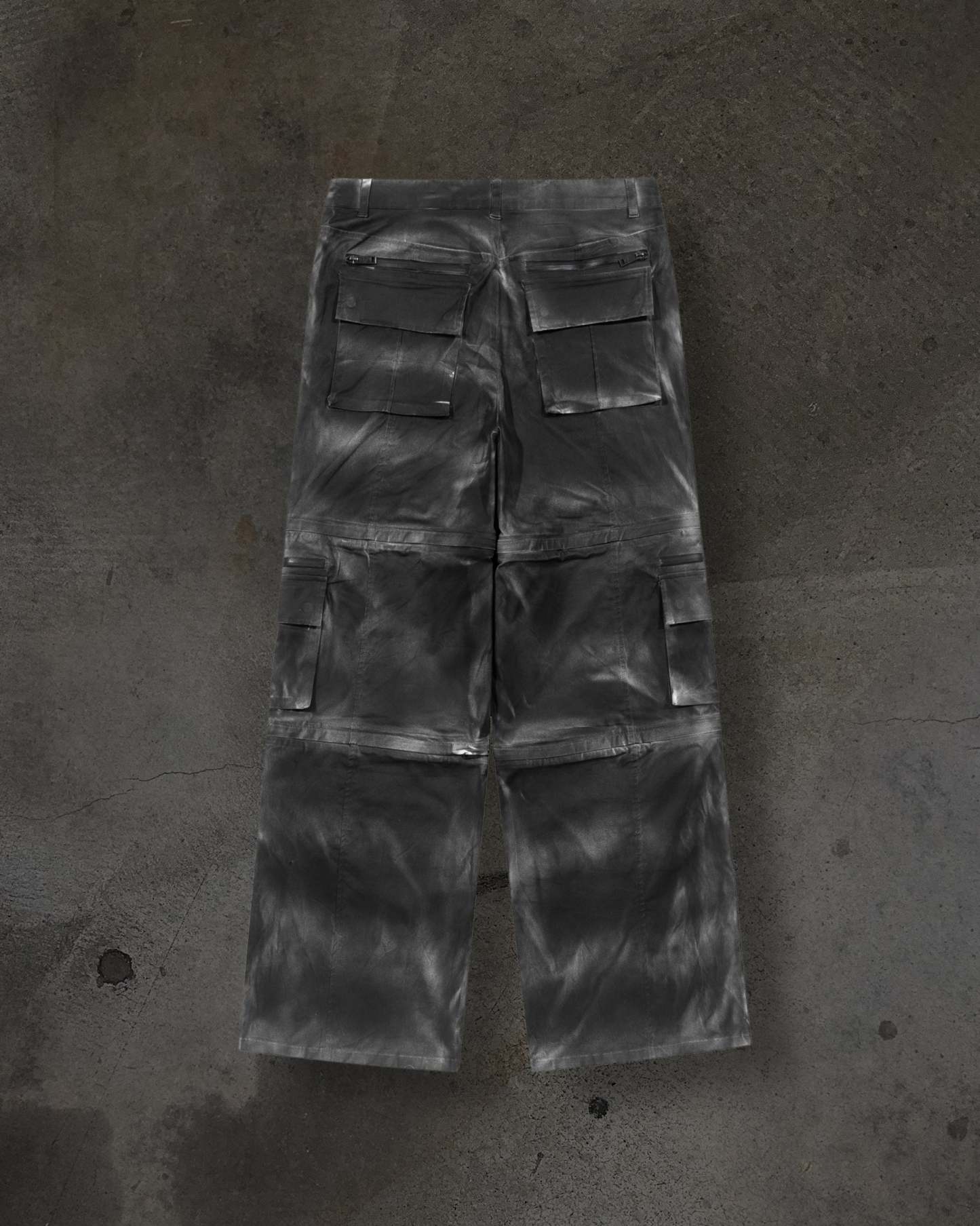 CORVIDITCH CONVERTIBLE CARGO PANTS (COAL)-IYAMIUIO