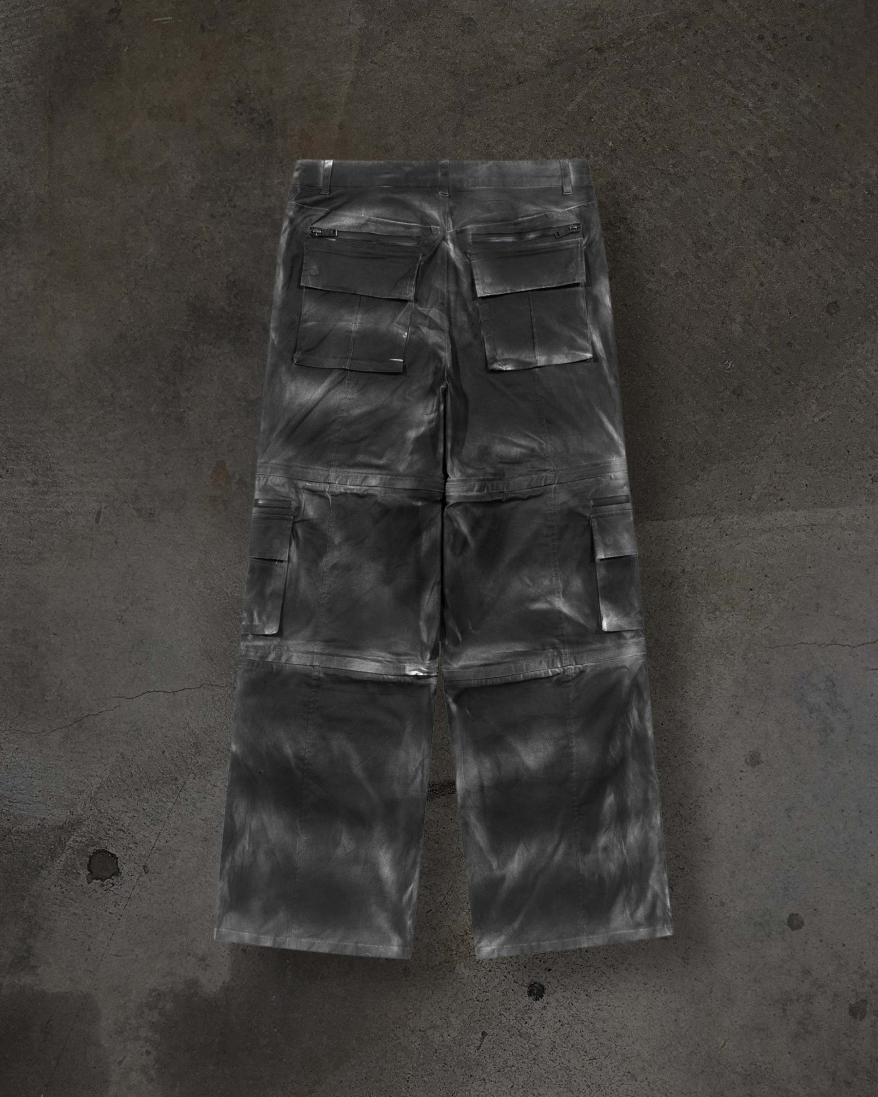 CORVIDITCH CONVERTIBLE CARGO PANTS (COAL)-IYAMIUIO