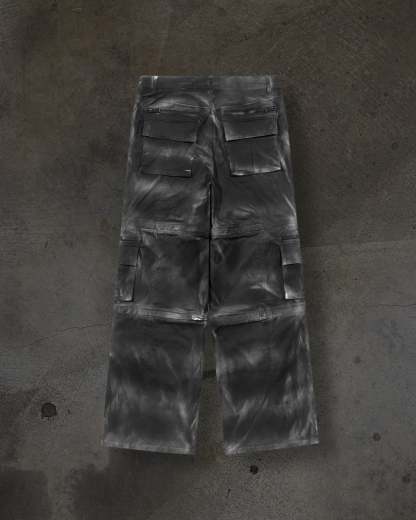 CORVIDITCH CONVERTIBLE CARGO PANTS (COAL)-IYAMIUIO