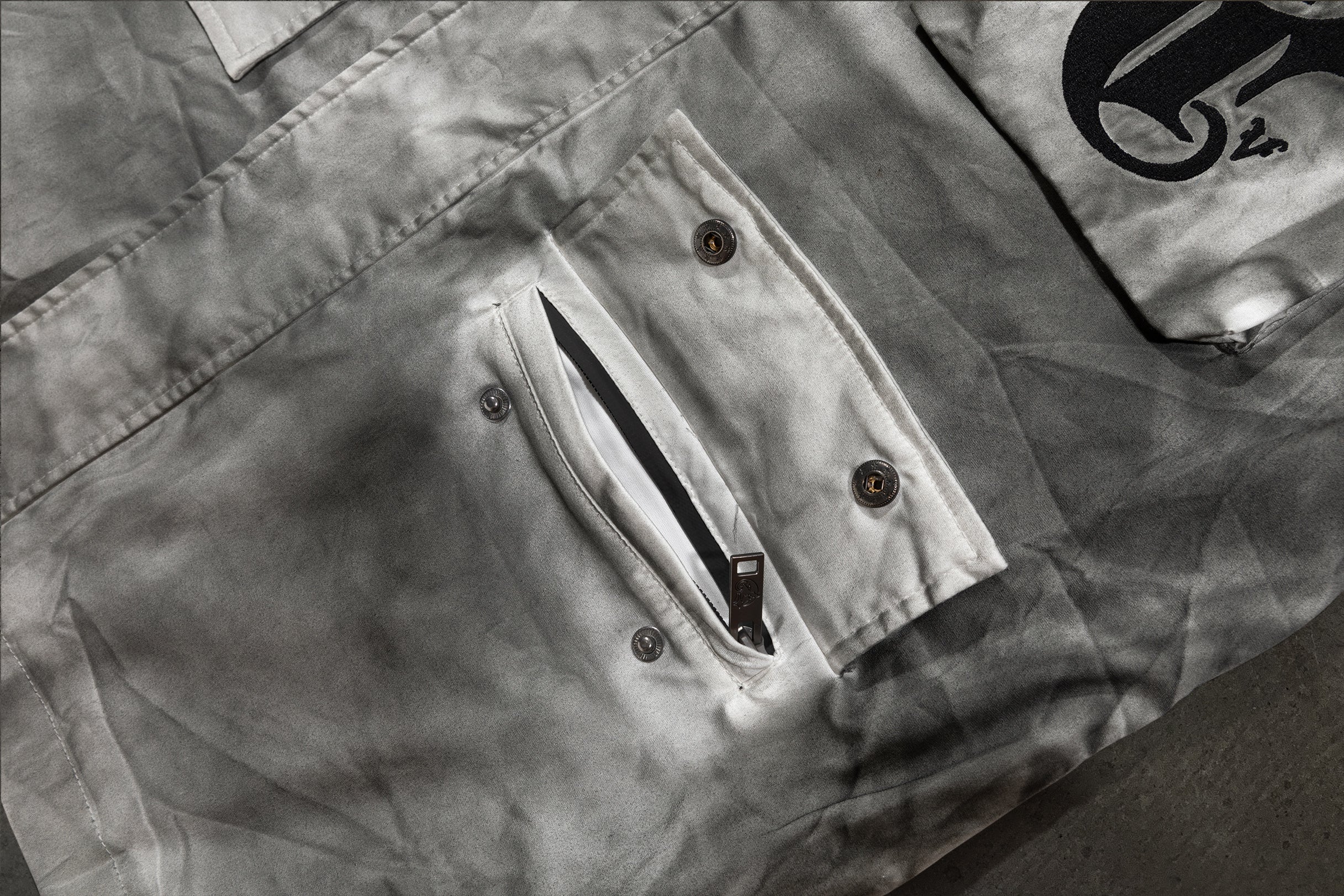 CORVIDITCH CANVAS CARGO COAT (GREY)-IYAMIUIO