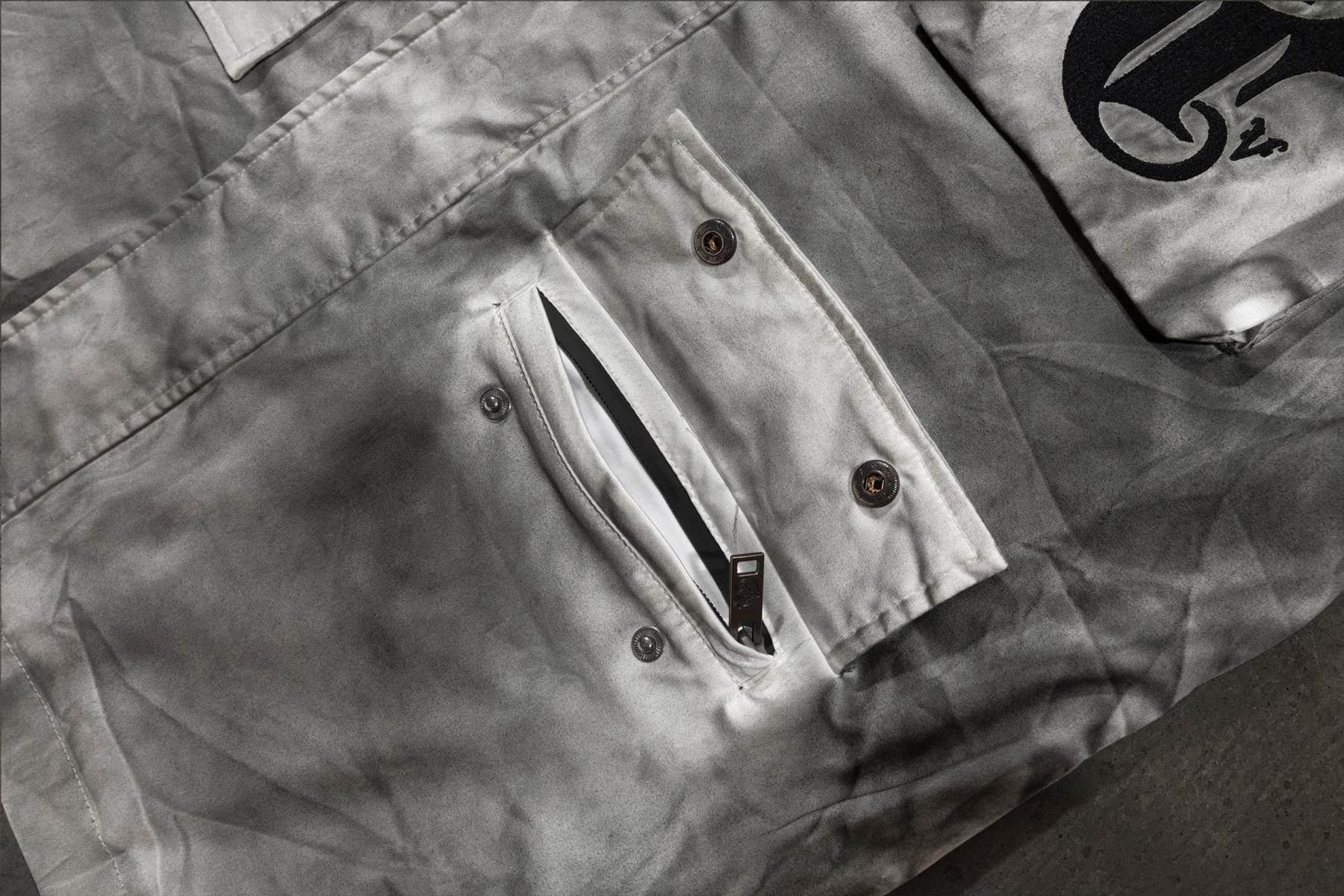 CORVIDITCH CANVAS CARGO COAT (GREY)-IYAMIUIO